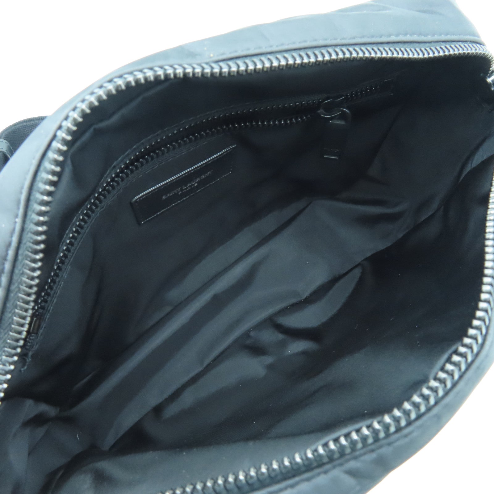 YVES SAINT LAURENT Nylon Shoulder Bag Black