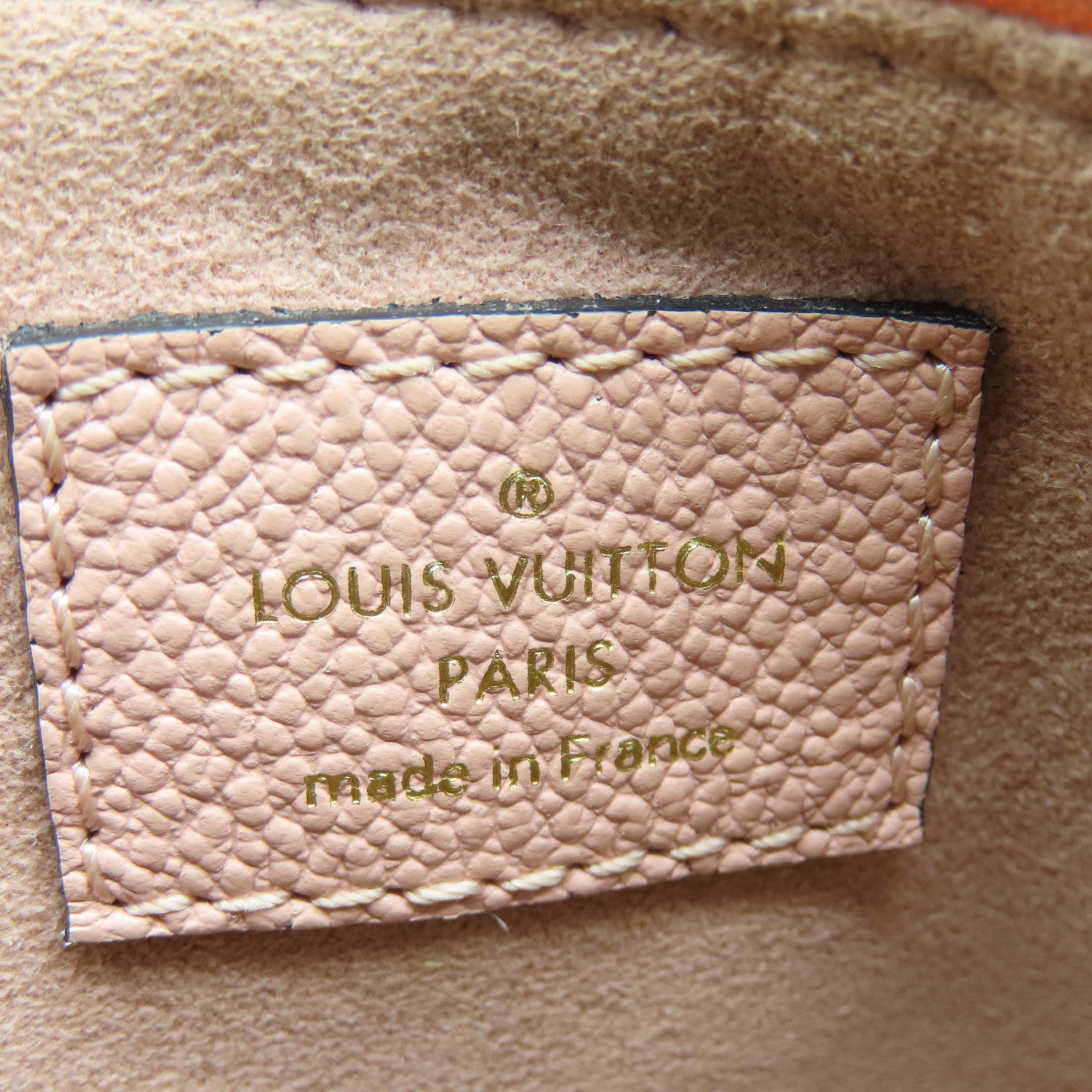 LOUIS VUITTON Monogram Surene BB Chain Shoulder Bag金扣链带肩背袋棕色/粉红色