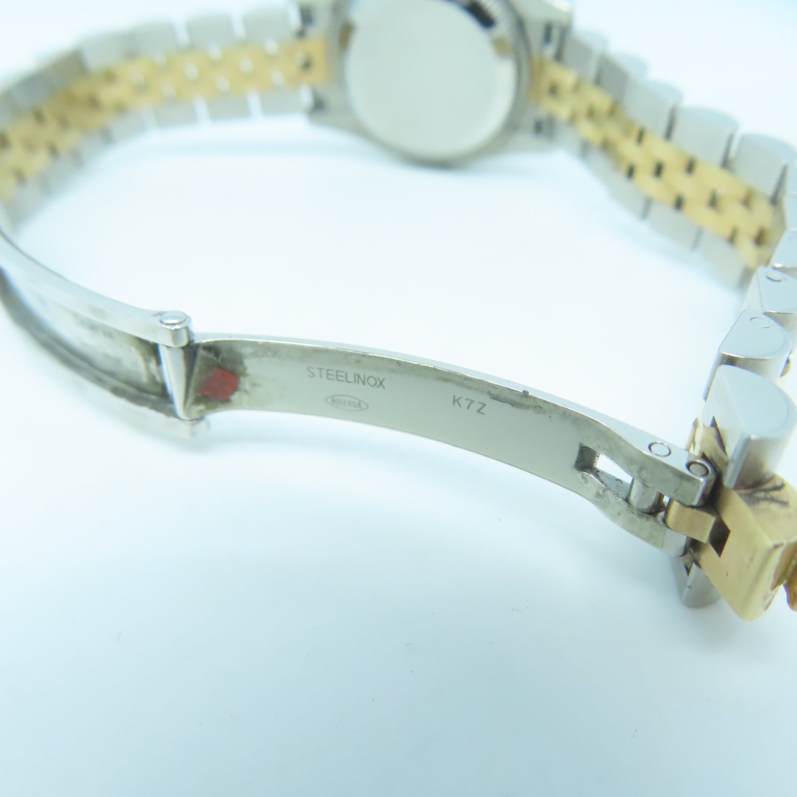 ROLEX Lady Datejust 18K玫瑰金/不鏽鋼手錶自動機芯粉紅色