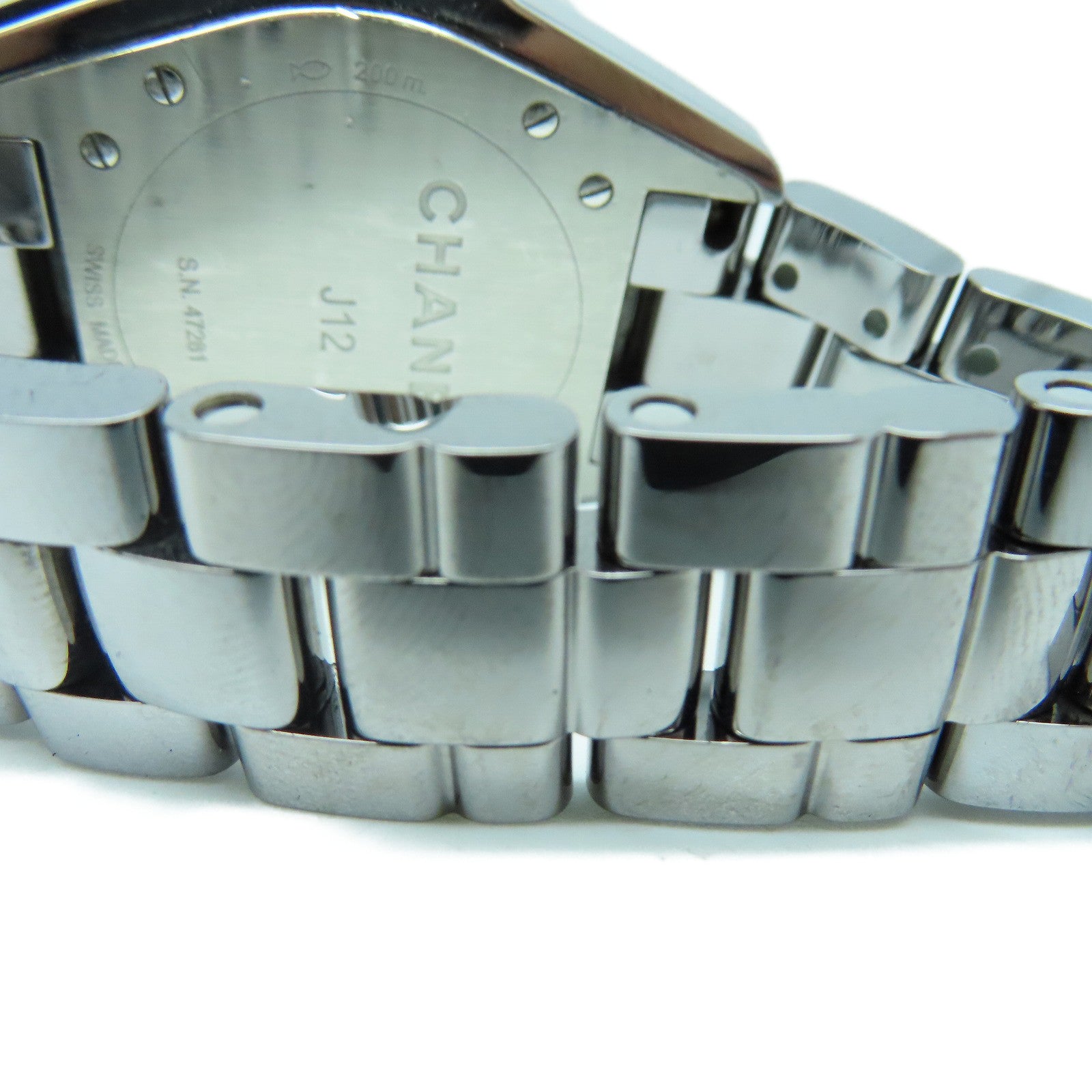 CHANEL J12 Stainless Steel Watch Automatic Movement Gray