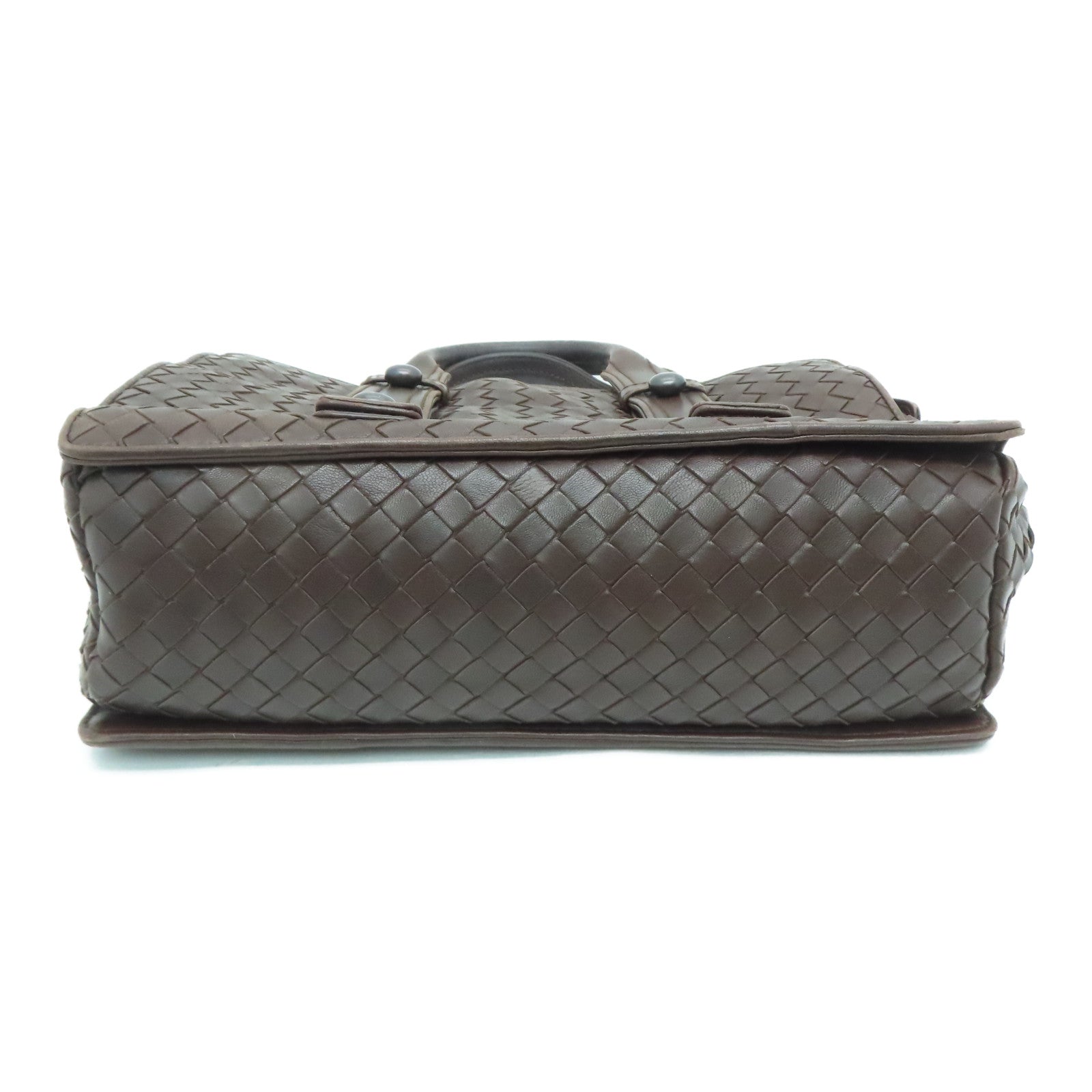 BOTTEGA VENETA 【激減優惠】牛皮皮革Hand Bag手挽袋啡色