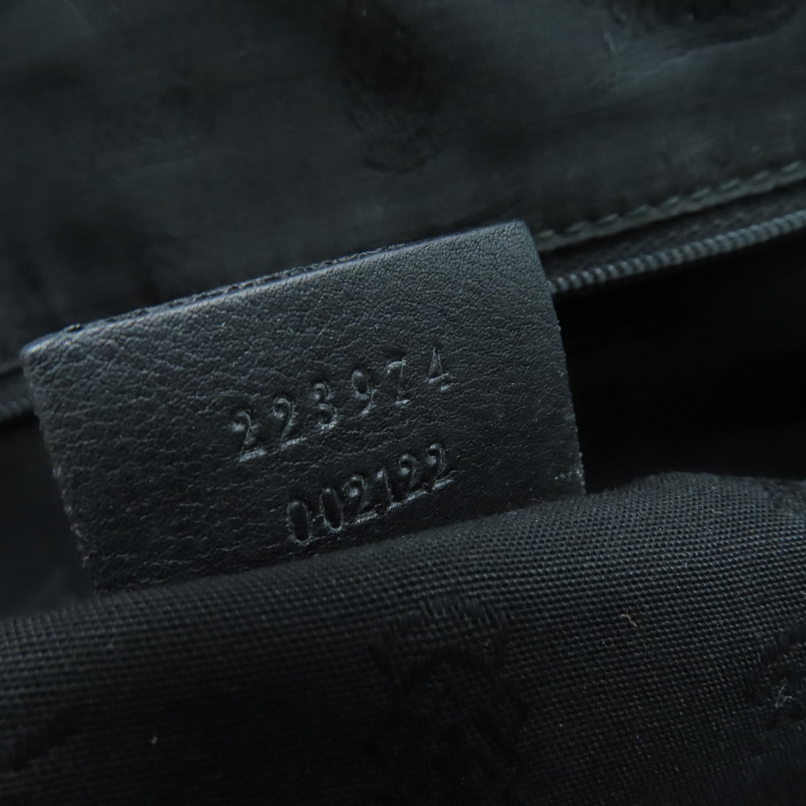 GUCCI 牛皮皮革2 Way Shoulder手挽肩背两用袋金扣黑色
