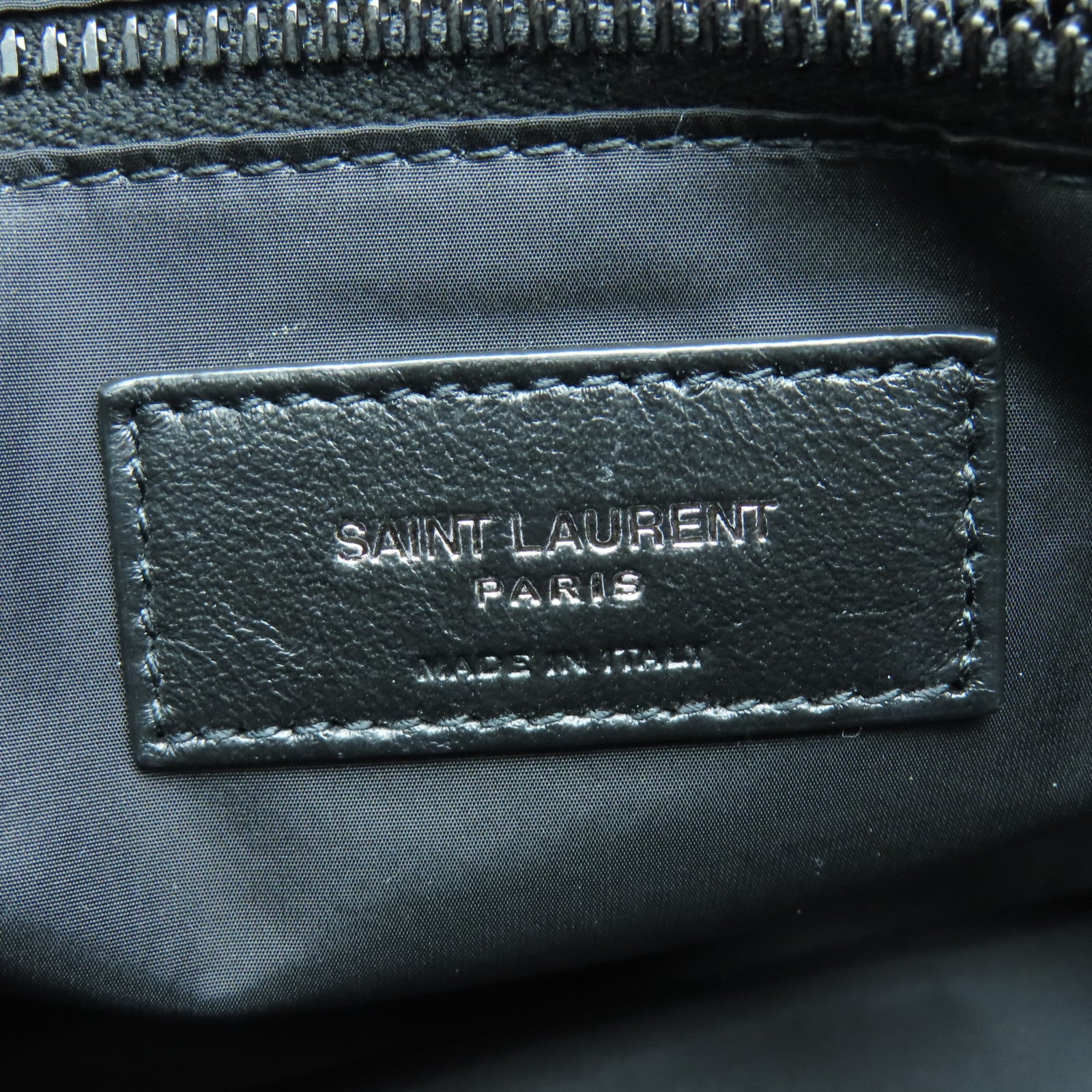 YVES SAINT LAURENT Nylon Shoulder Bag Black