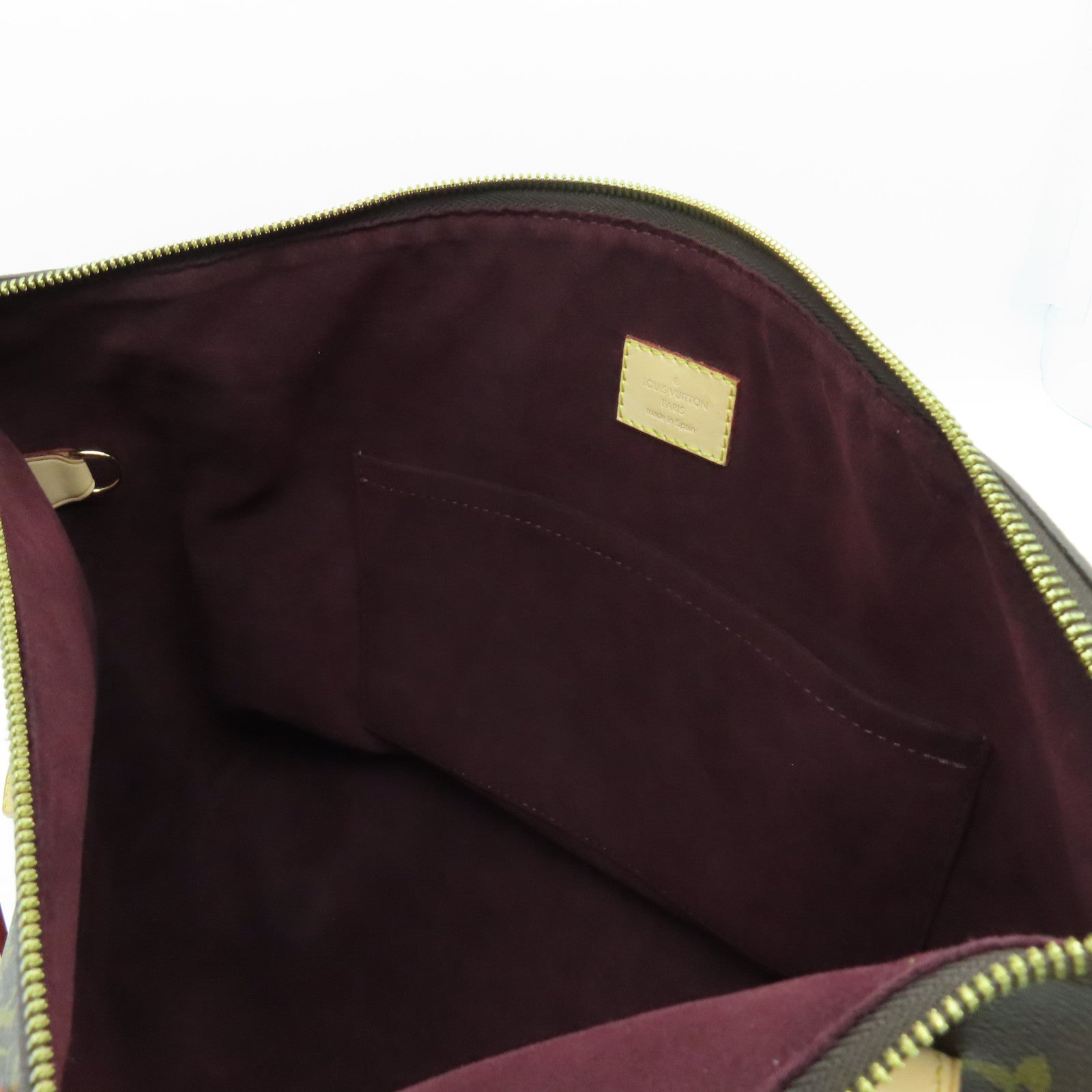 LOUIS VUITTON Monogram Tuileries Tote Bag金扣手挽袋啡色