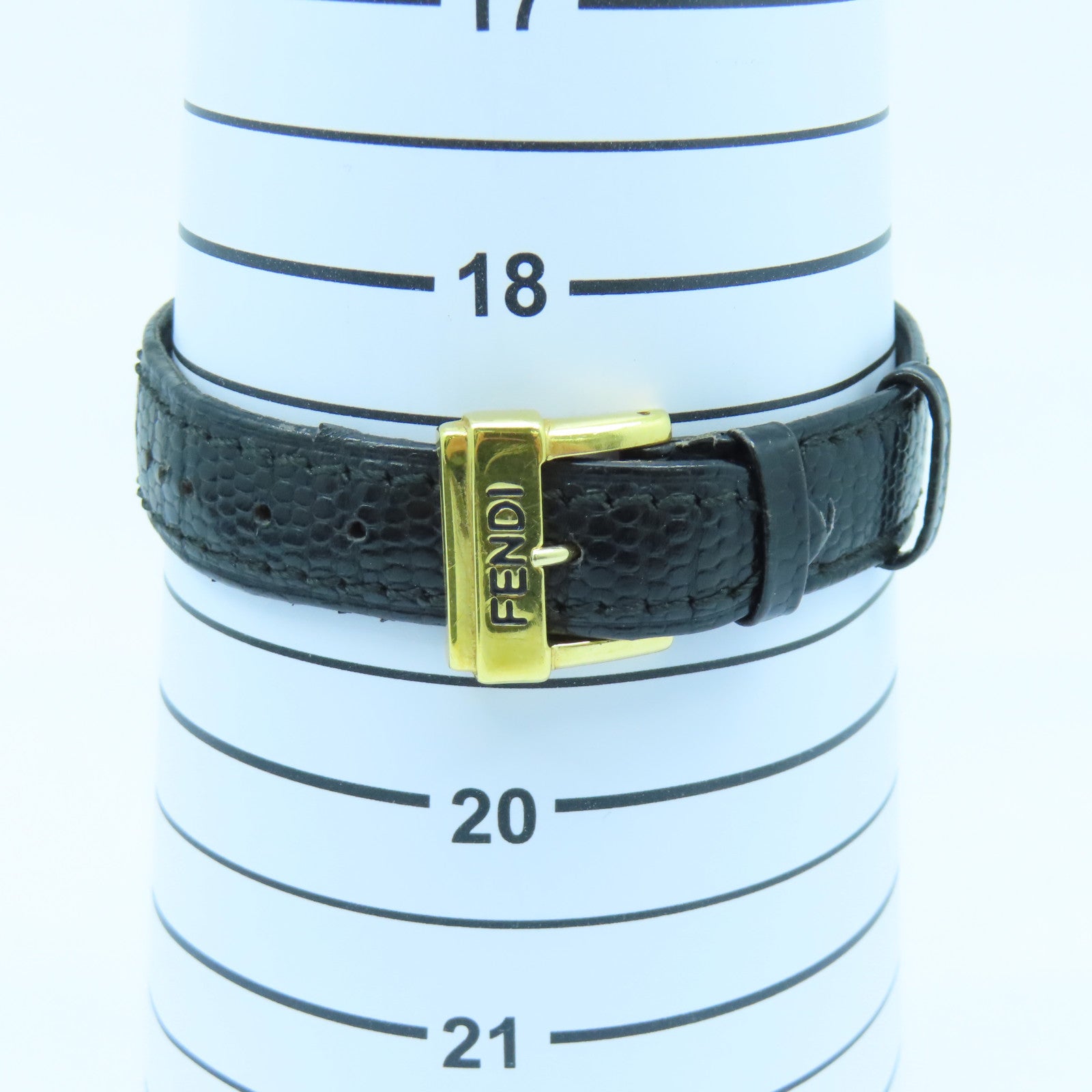 FENDI Watch310不鏽鋼手錶石英機芯黑色/灰色