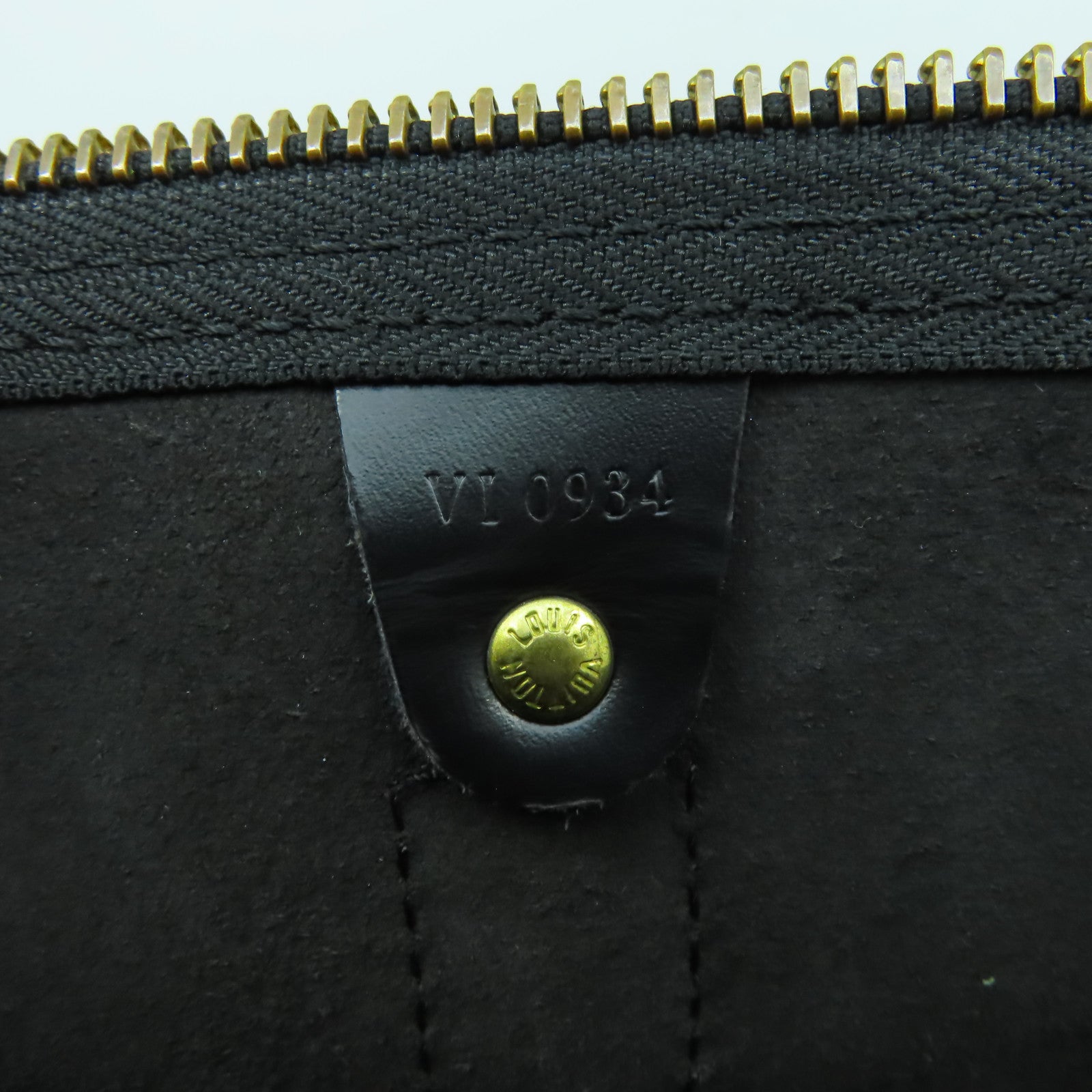 LOUIS VUITTON Epi Keepall 45金扣旅行袋黑色