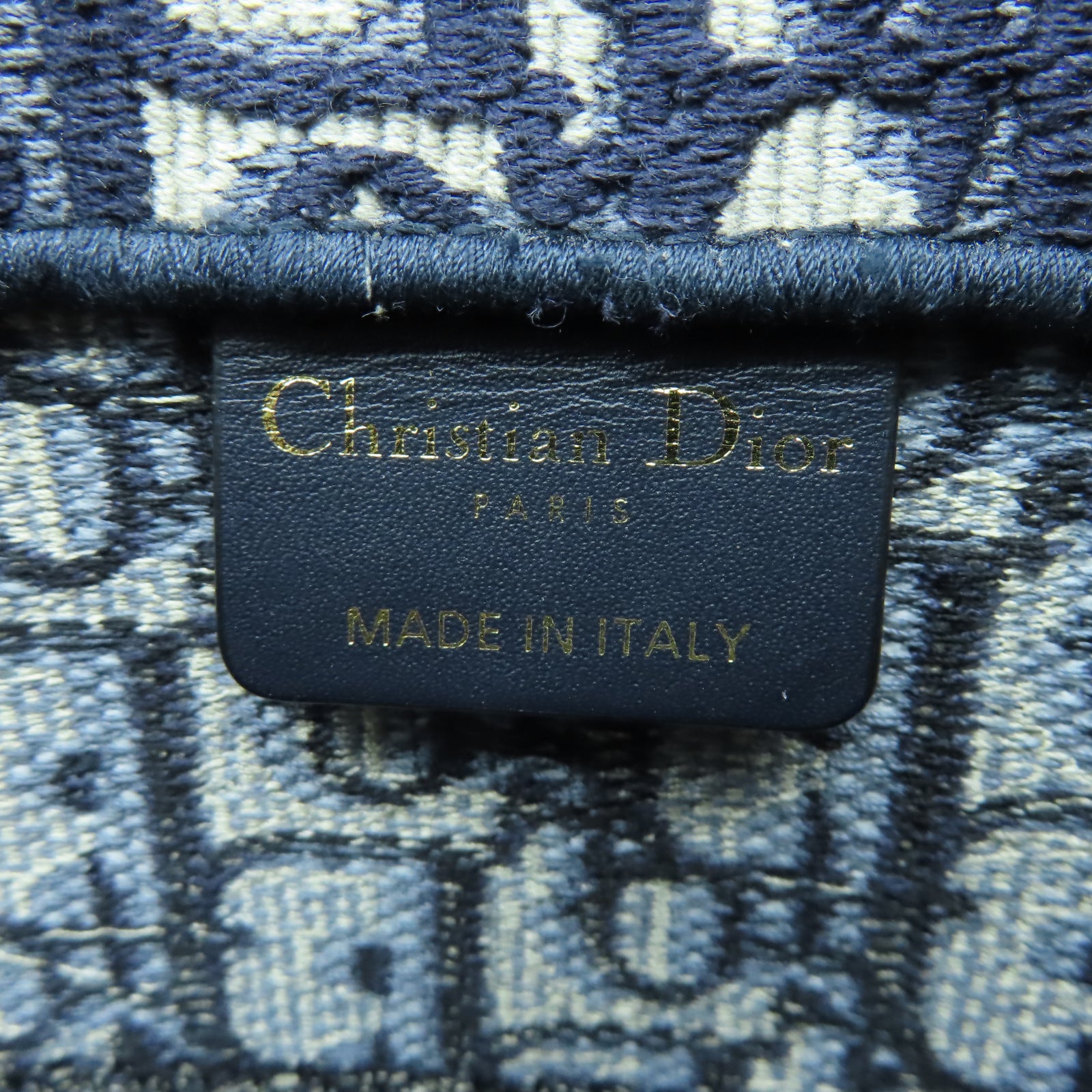 Dior 帆布Book Tote Bag手挽袋藍色
