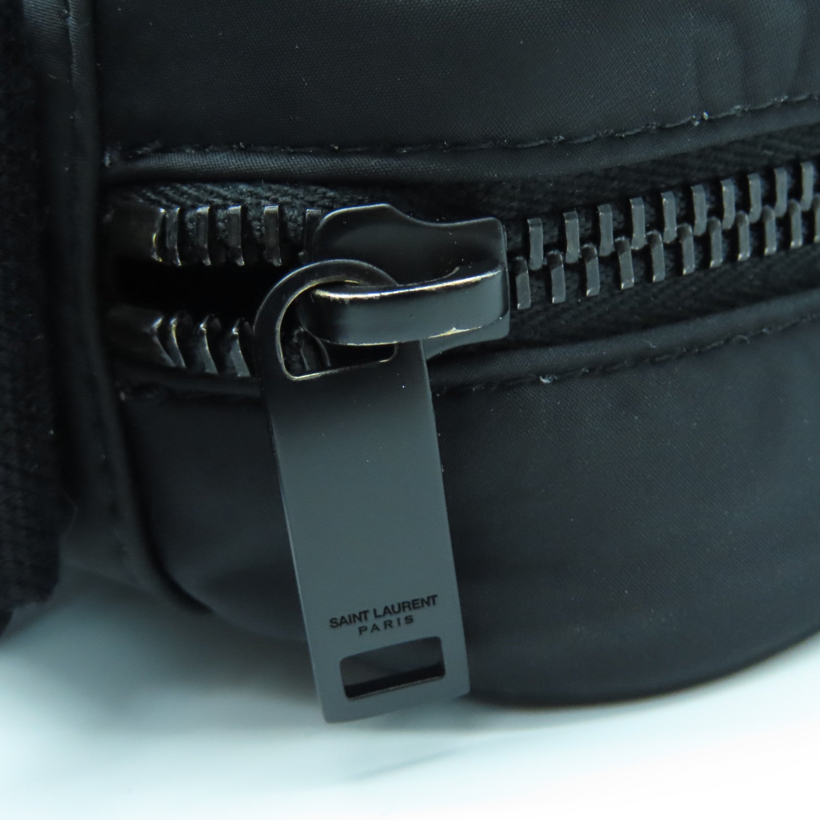 YVES SAINT LAURENT Nylon Shoulder Bag Black