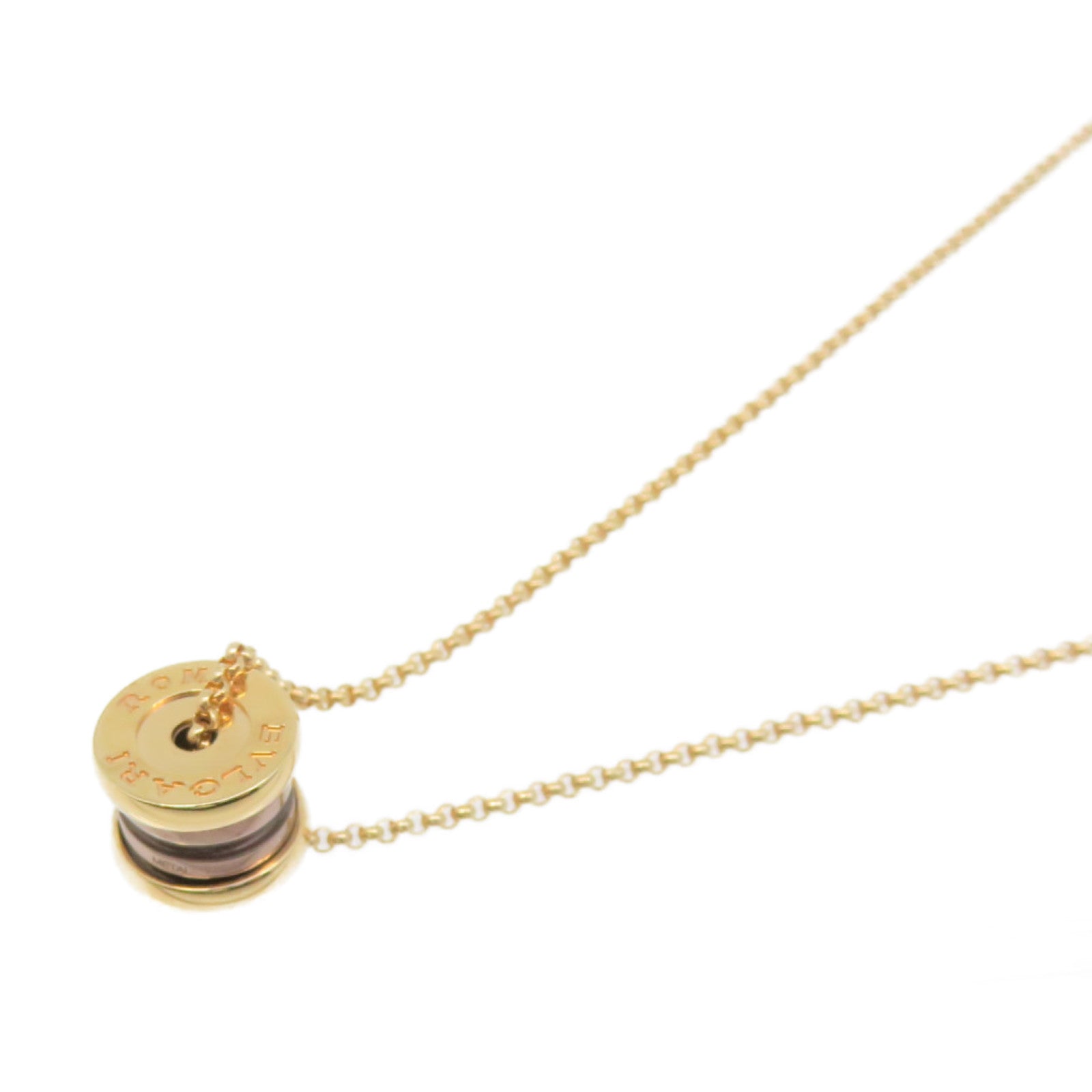 BVLGARI 18K玫瑰金B-zero1Necklace项链