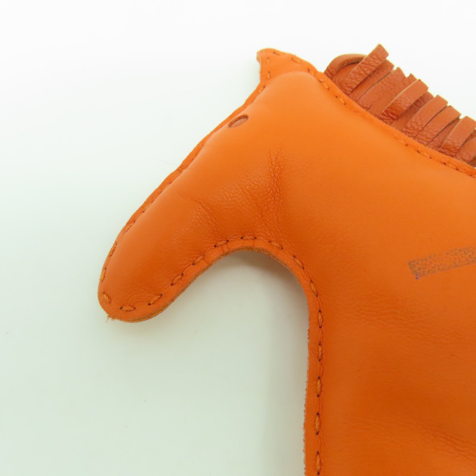 HERMES 【激減優惠】Swift皮革Rodeo L掛飾橙色