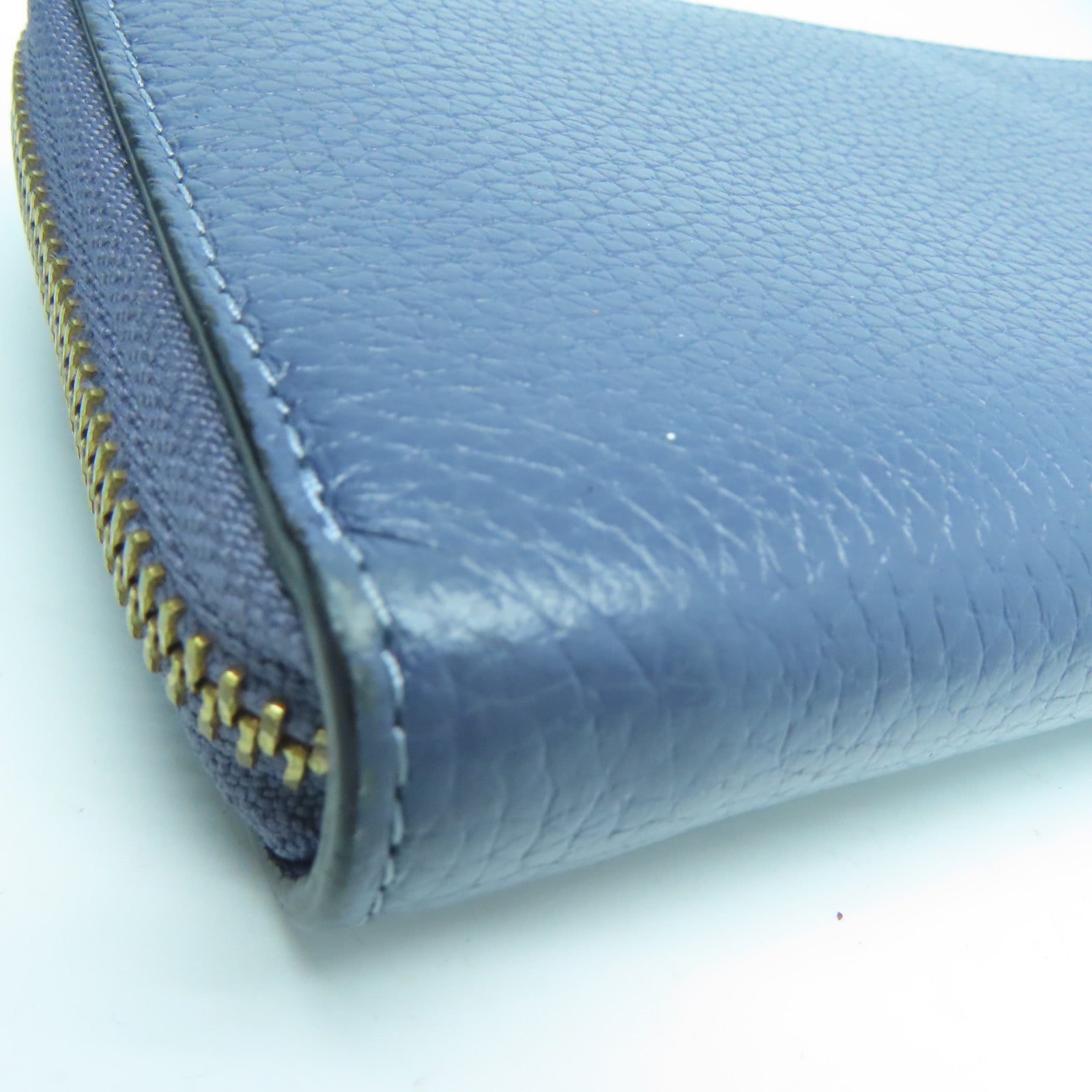 Kate Spade 牛皮皮革Long Wallet金扣长钱包蓝色