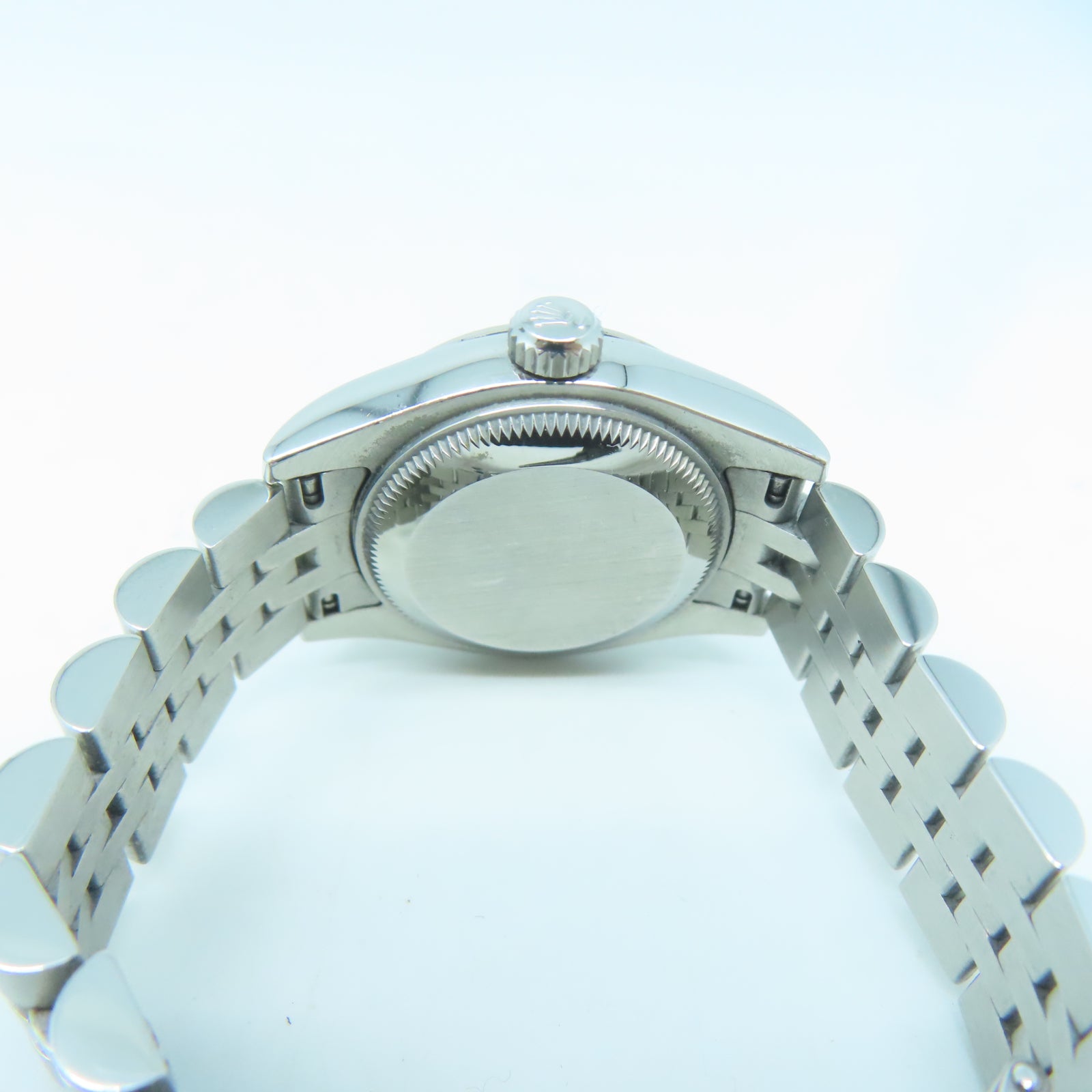 ROLEX Lady Datejust 18K白金/不鏽鋼手錶自動機芯粉紅色