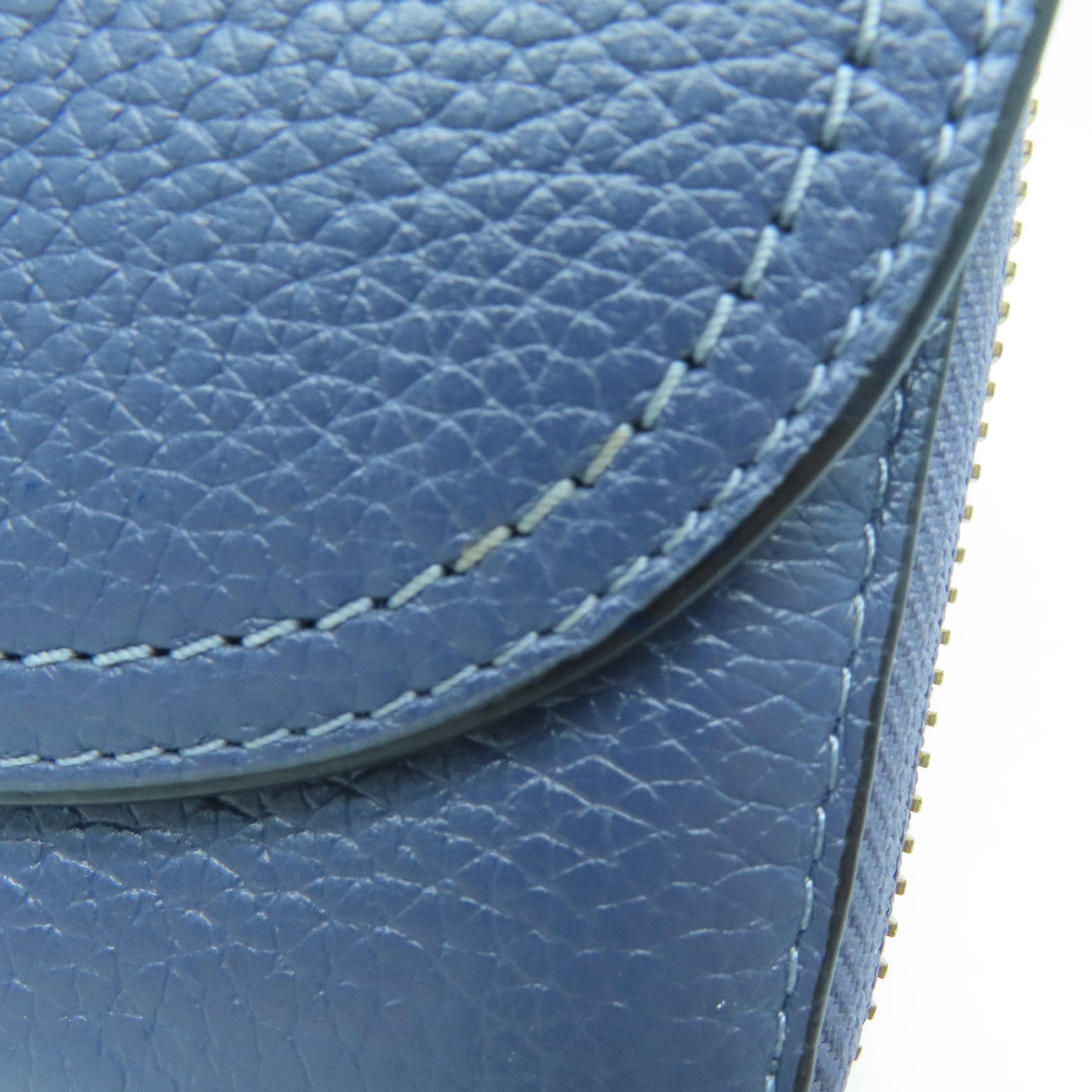 Kate Spade 牛皮皮革Long Wallet金扣长钱包蓝色