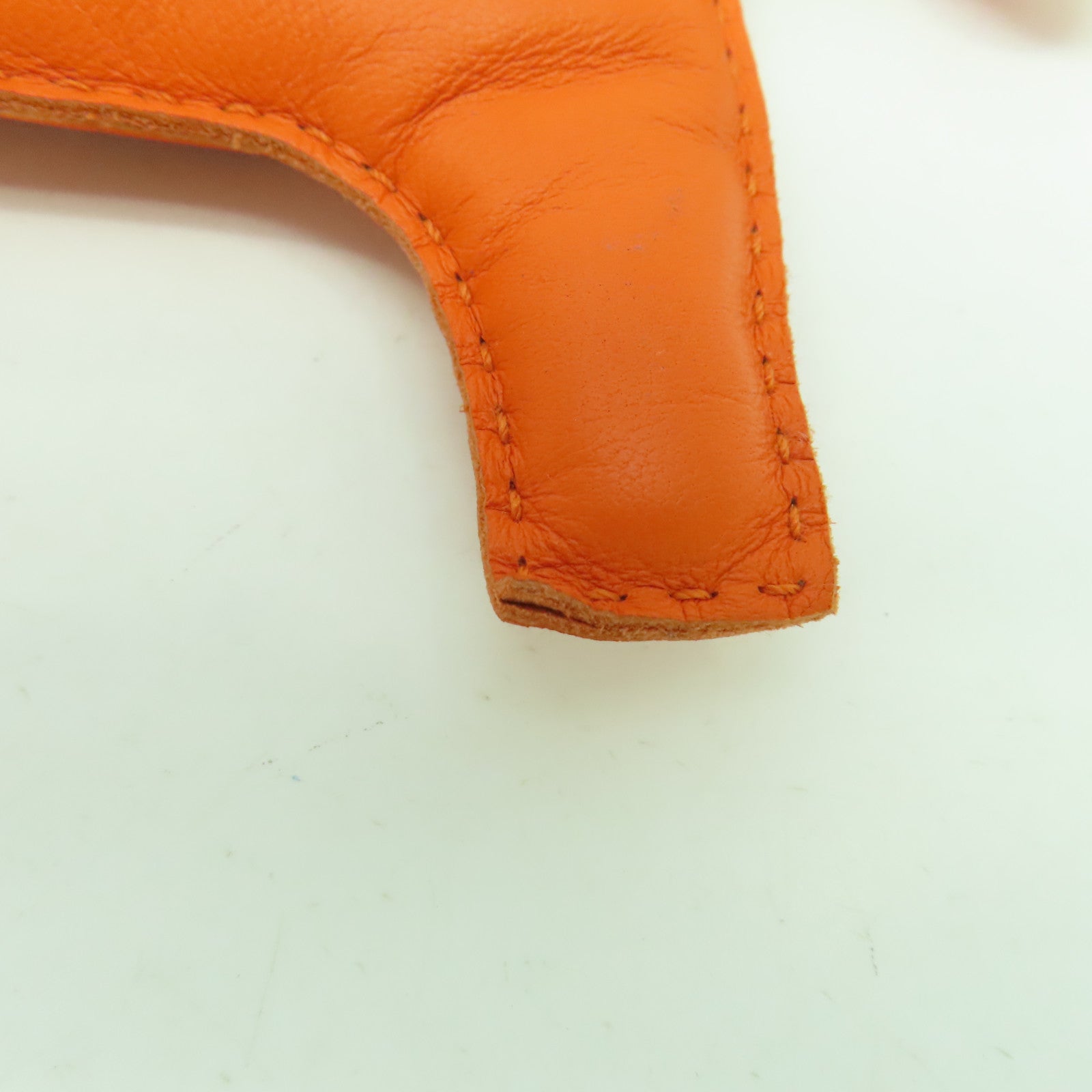 HERMES 【激減優惠】Swift皮革Rodeo L掛飾橙色