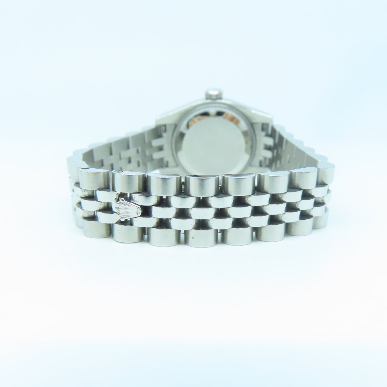 ROLEX Lady Datejust 18K白金/不鏽鋼手錶自動機芯粉紅色