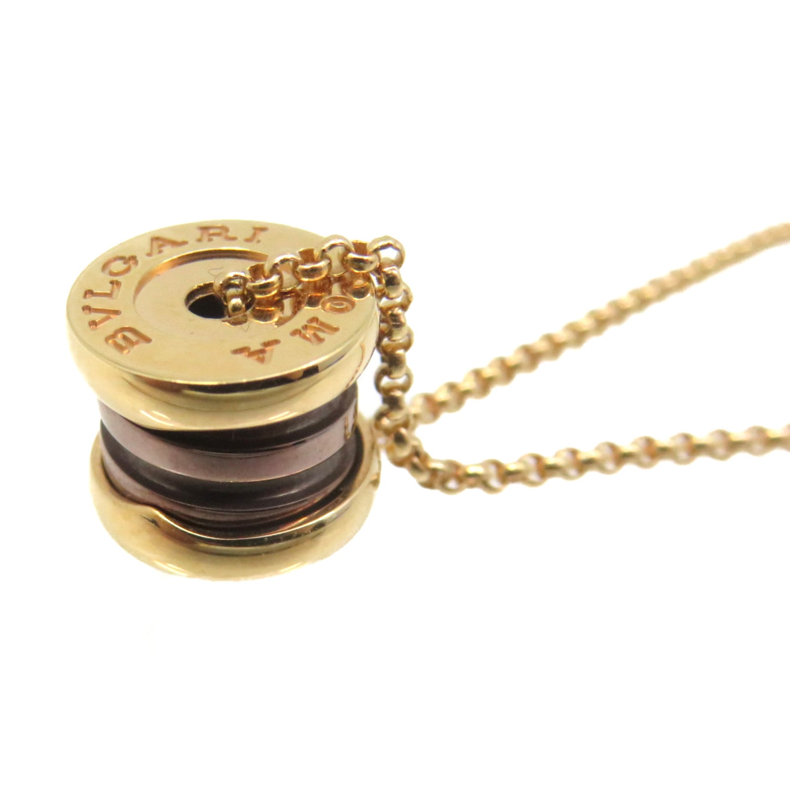 BVLGARI 18K玫瑰金B-zero1Necklace项链