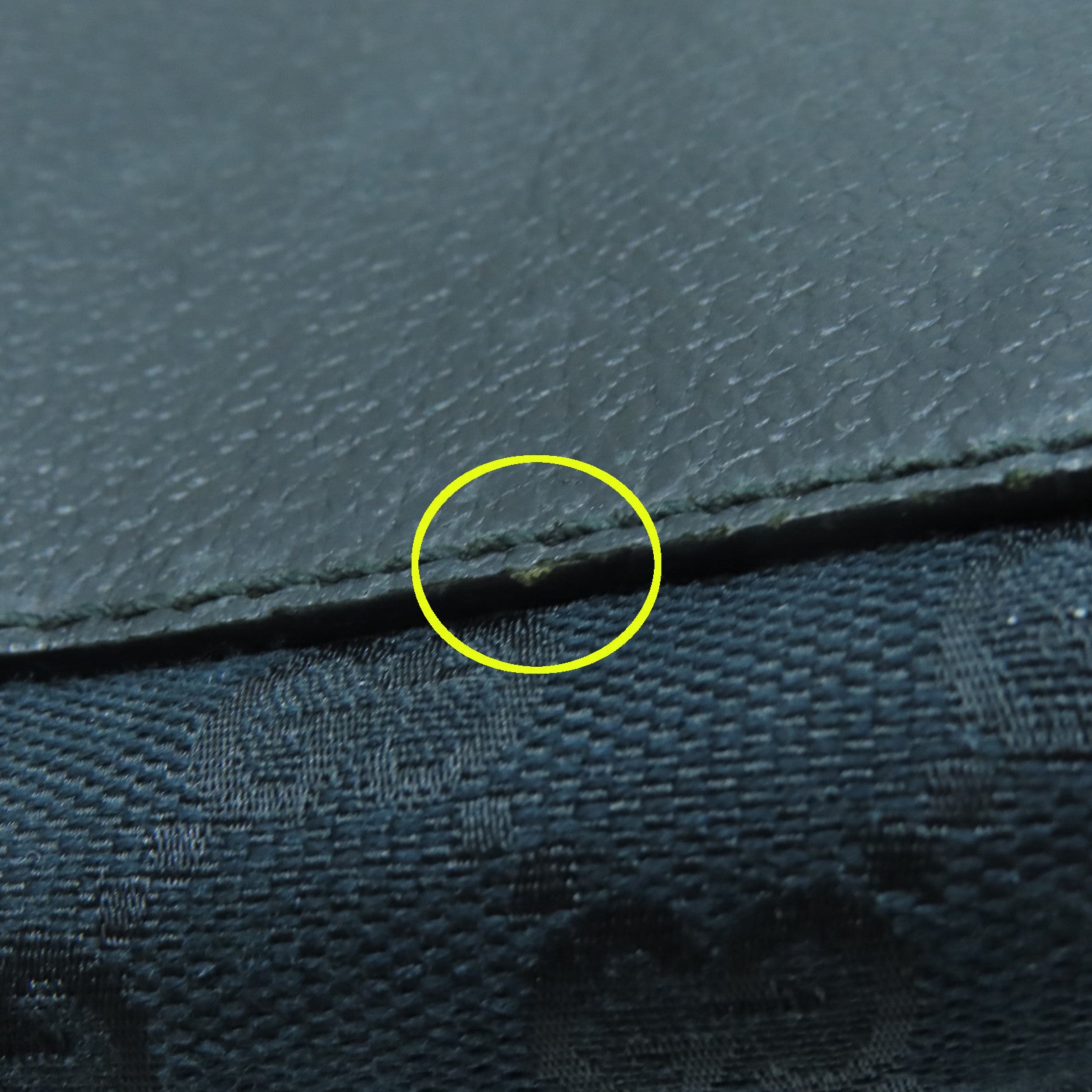 GUCCI 帆布Shoulder Bag銀扣肩背袋黑色