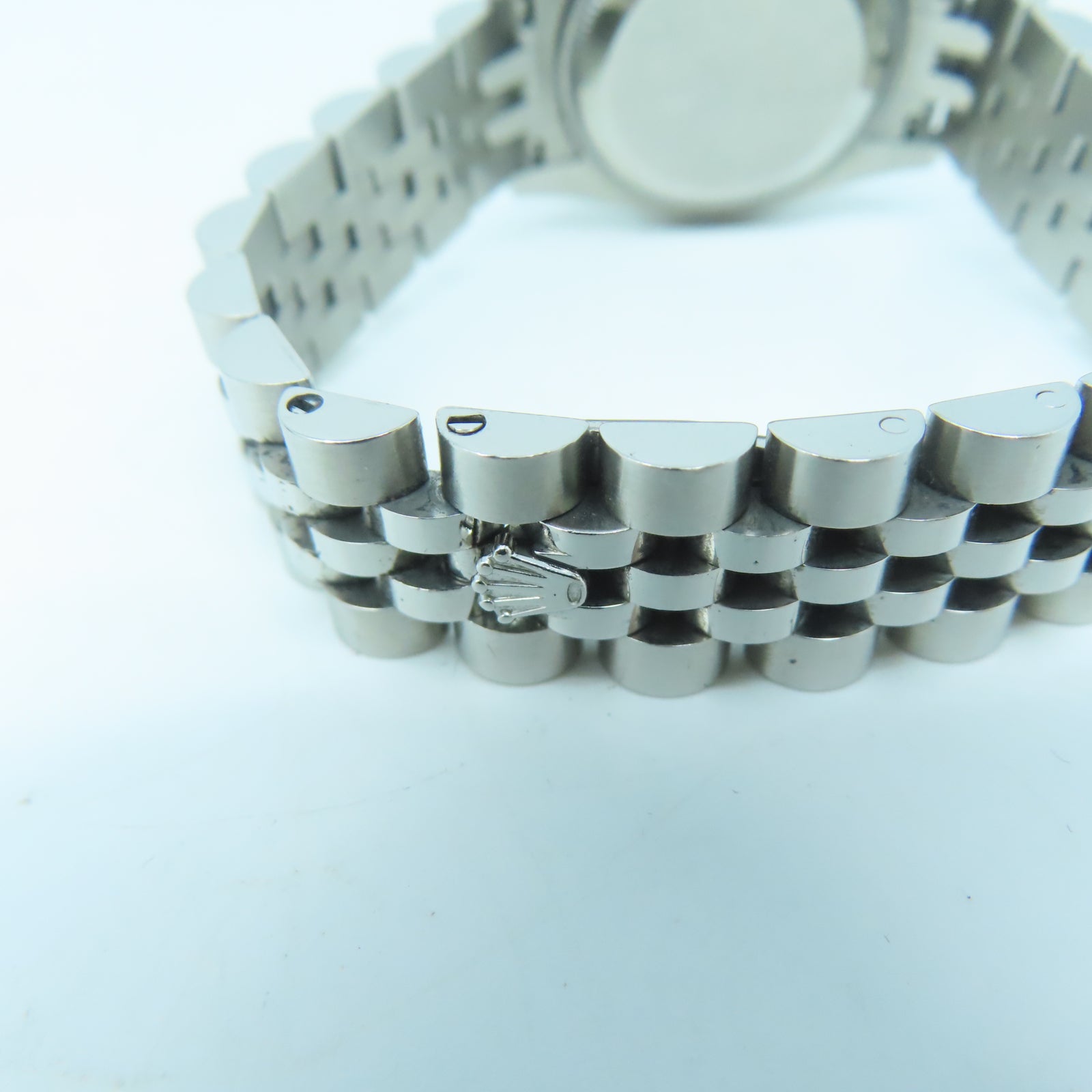 ROLEX Lady Datejust 18K白金/不鏽鋼手錶自動機芯粉紅色