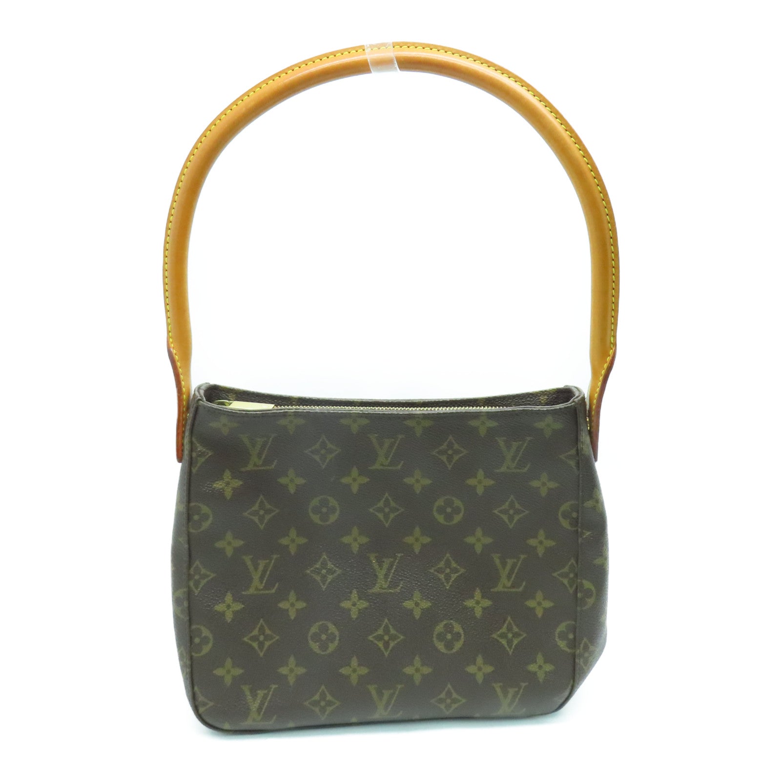 LOUIS VUITTON Monogram Looping MM金扣手挽袋/肩背袋啡色
