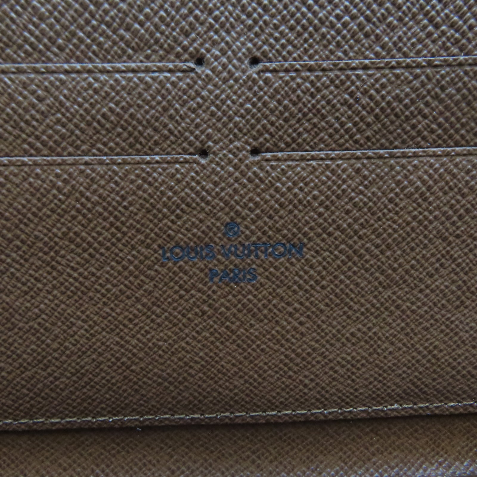 LOUIS VUITTON Monogram Zipper Long Wallet金扣長錢包啡色