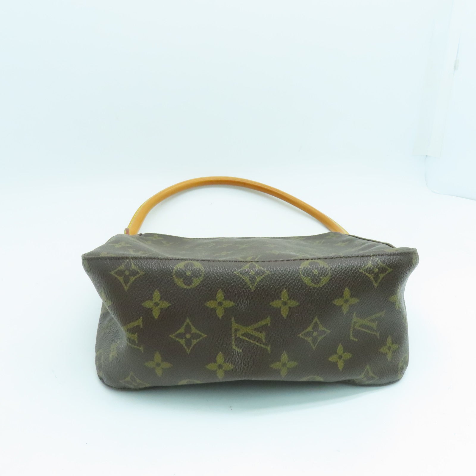 LOUIS VUITTON Monogram Looping MM金扣手挽袋/肩背袋啡色