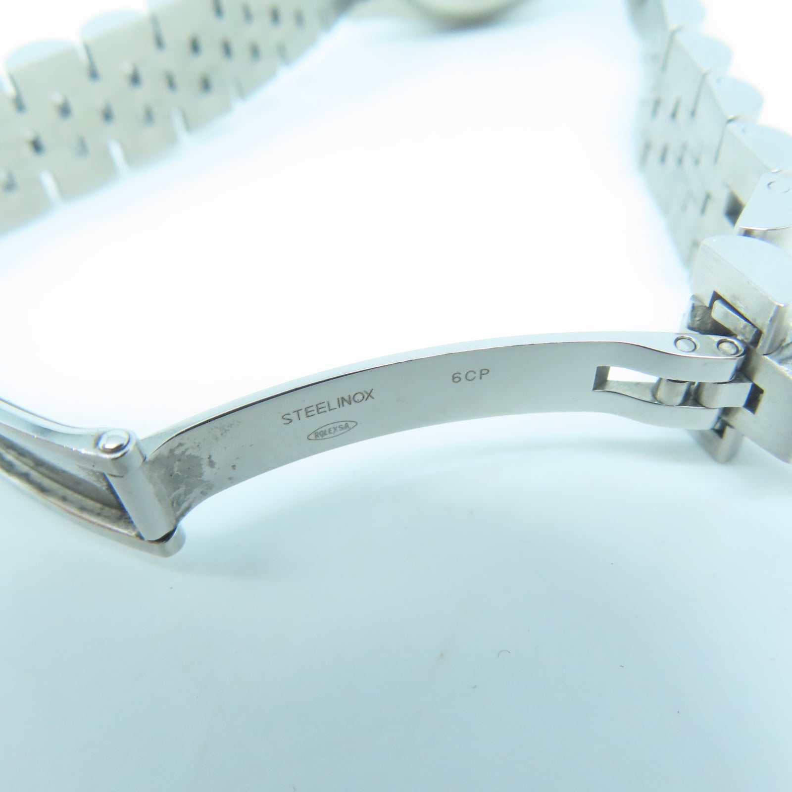 ROLEX Lady Datejust 18K白金/不鏽鋼手錶自動機芯粉紅色