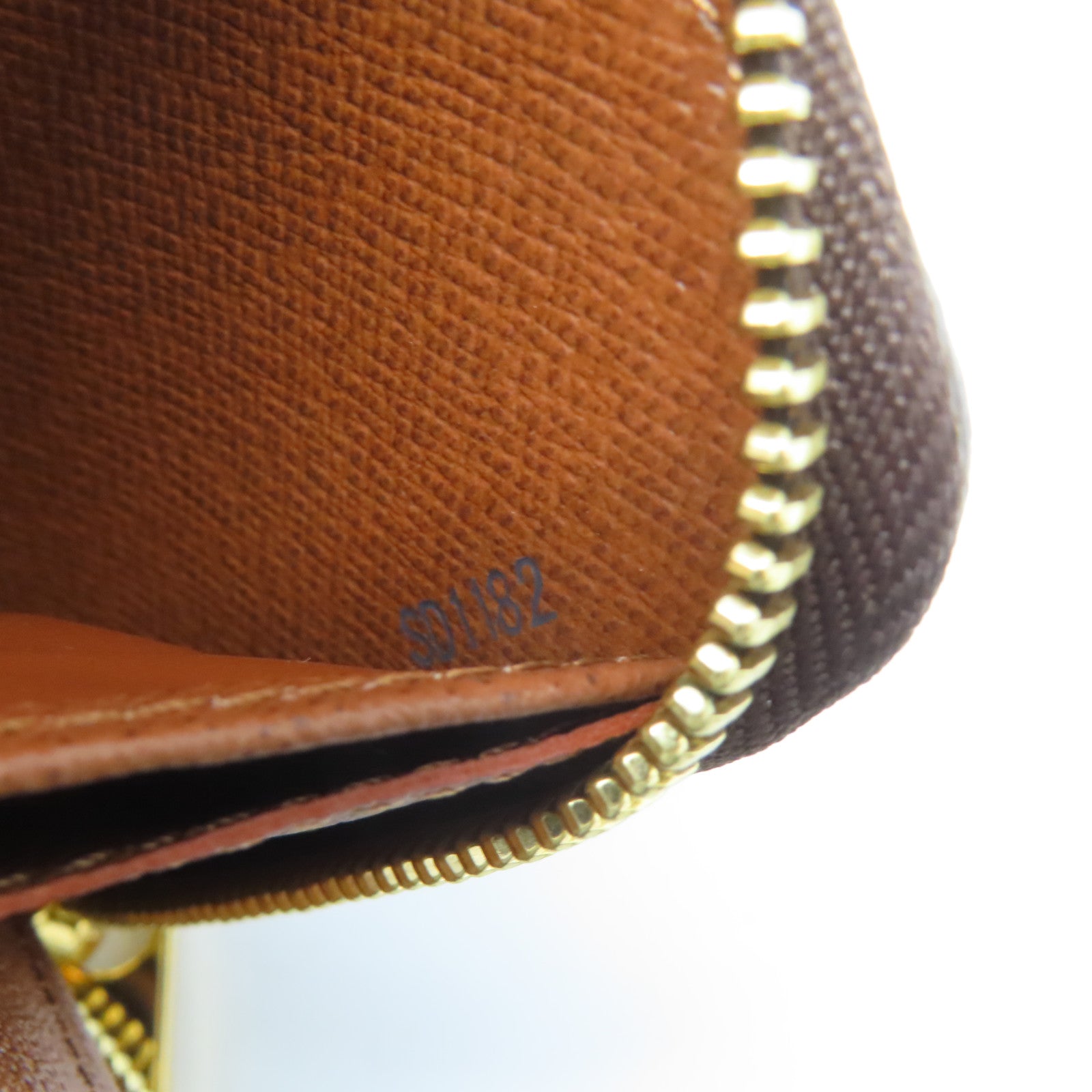 LOUIS VUITTON Monogram Zipper Long Wallet金扣長錢包啡色