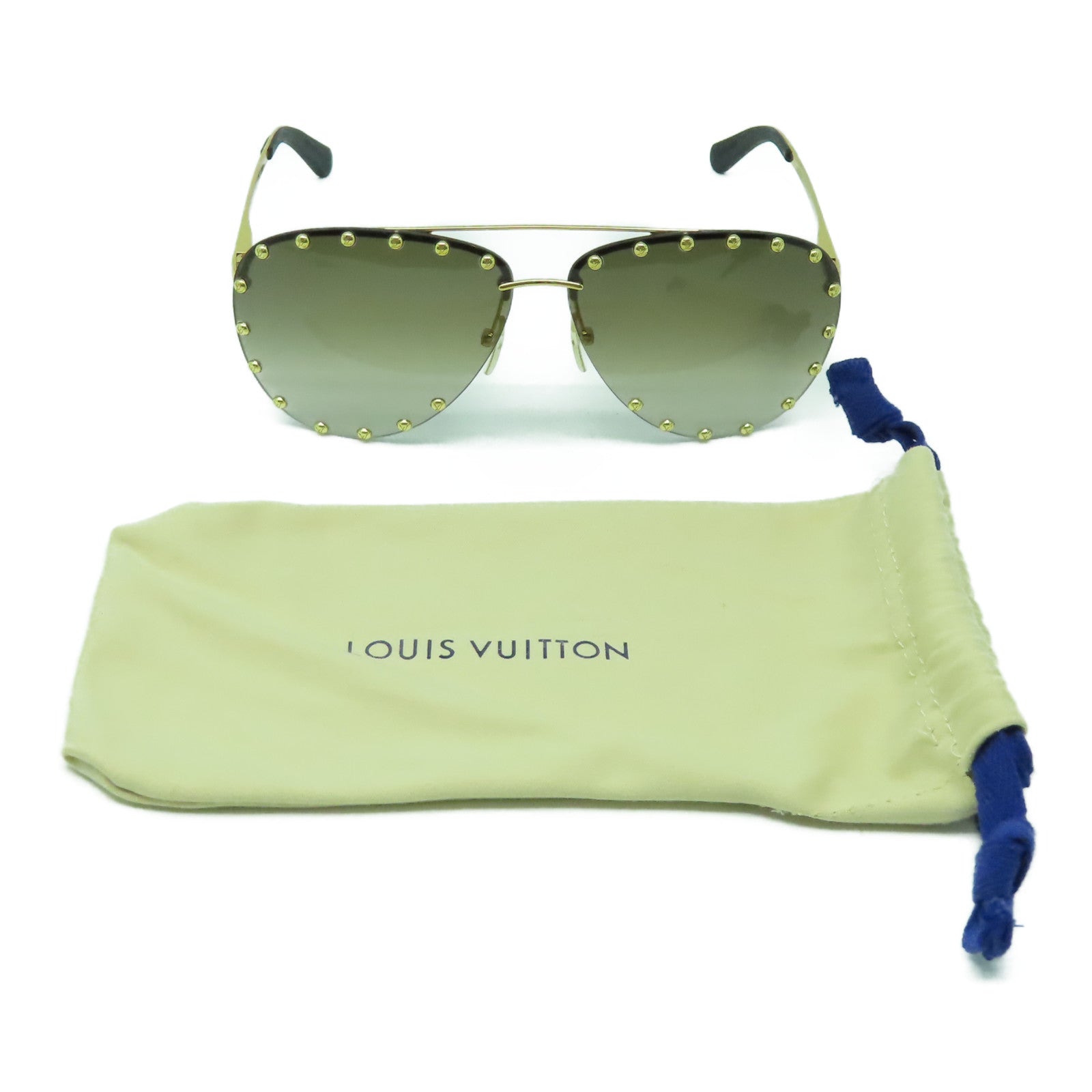 LOUIS VUITTON 【激減優惠】金屬Sunglasses太陽眼鏡啡色/金色