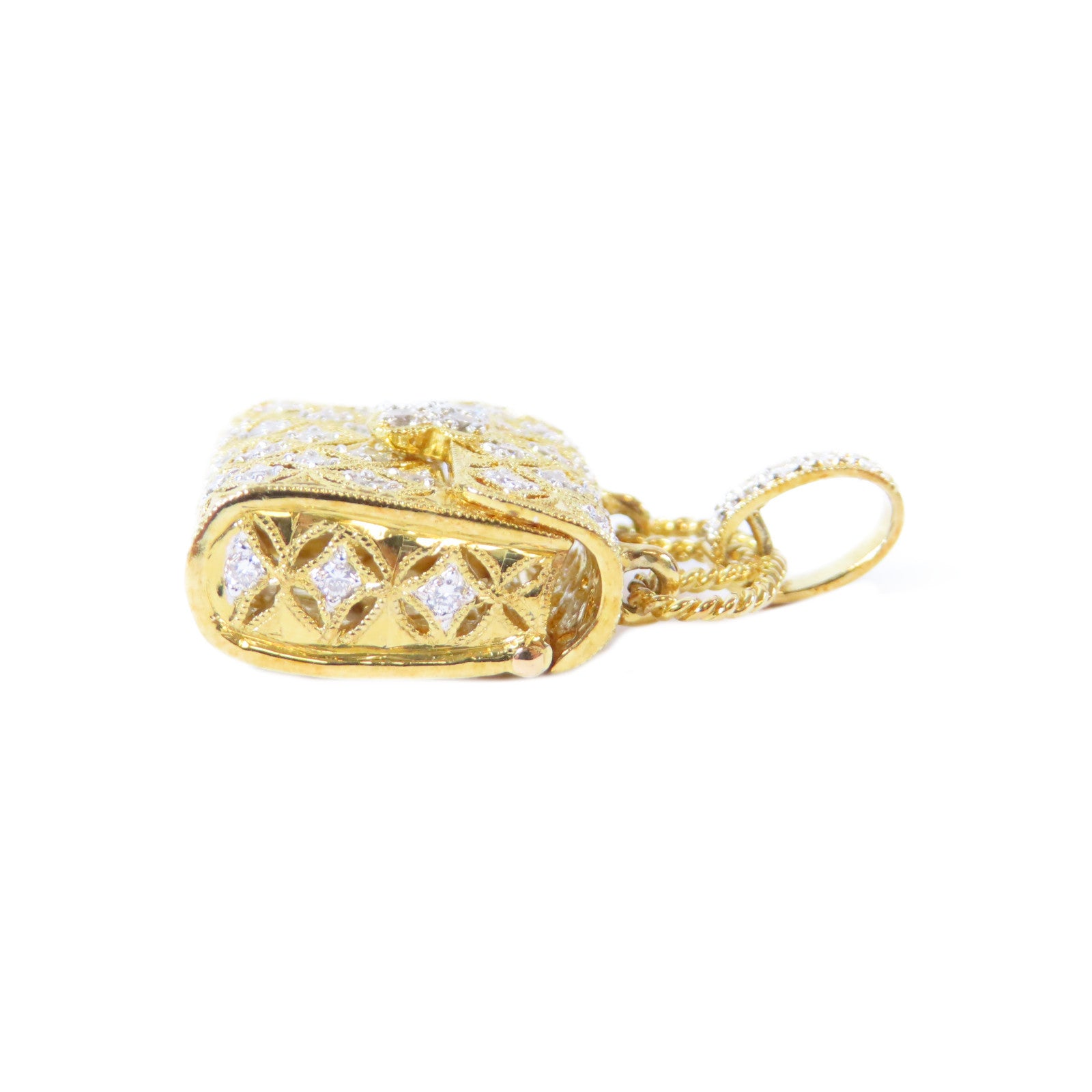 JEWELRY 18K黃金/鑽石Diamond Pendant Top 0.60ct鑽石吊墜