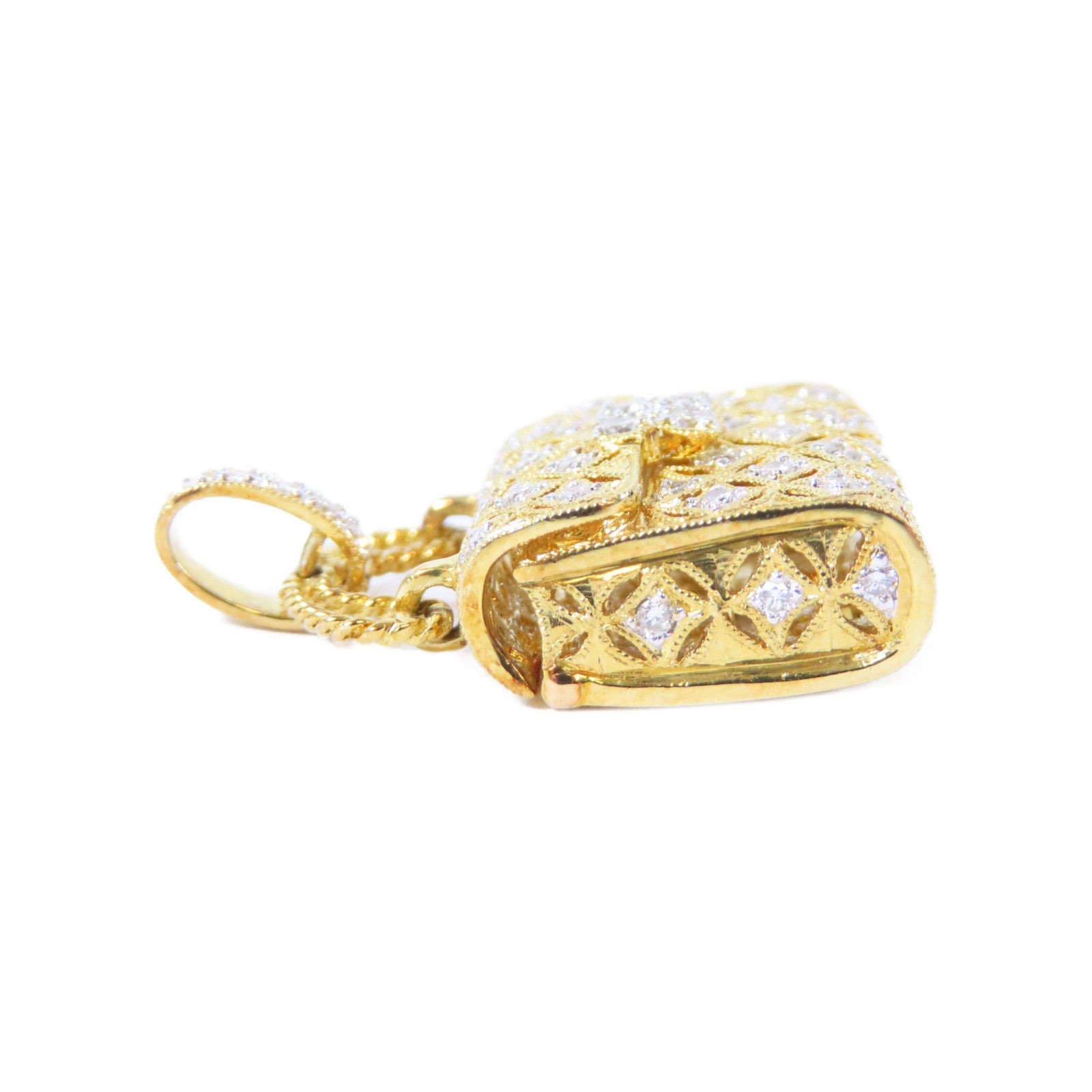 JEWELRY 18K黃金/鑽石Diamond Pendant Top 0.60ct鑽石吊墜