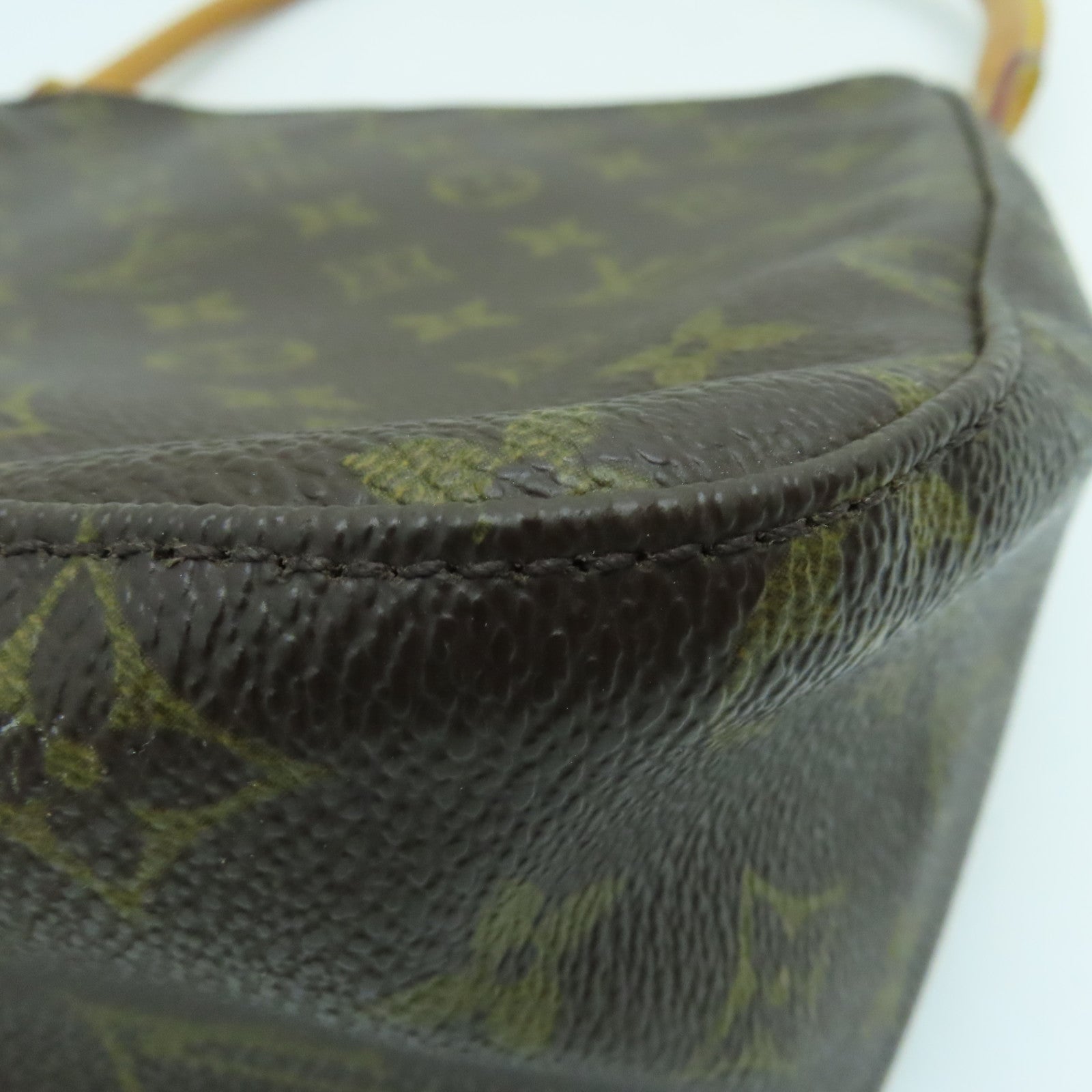 LOUIS VUITTON Monogram Looping MM金扣手挽袋/肩背袋啡色