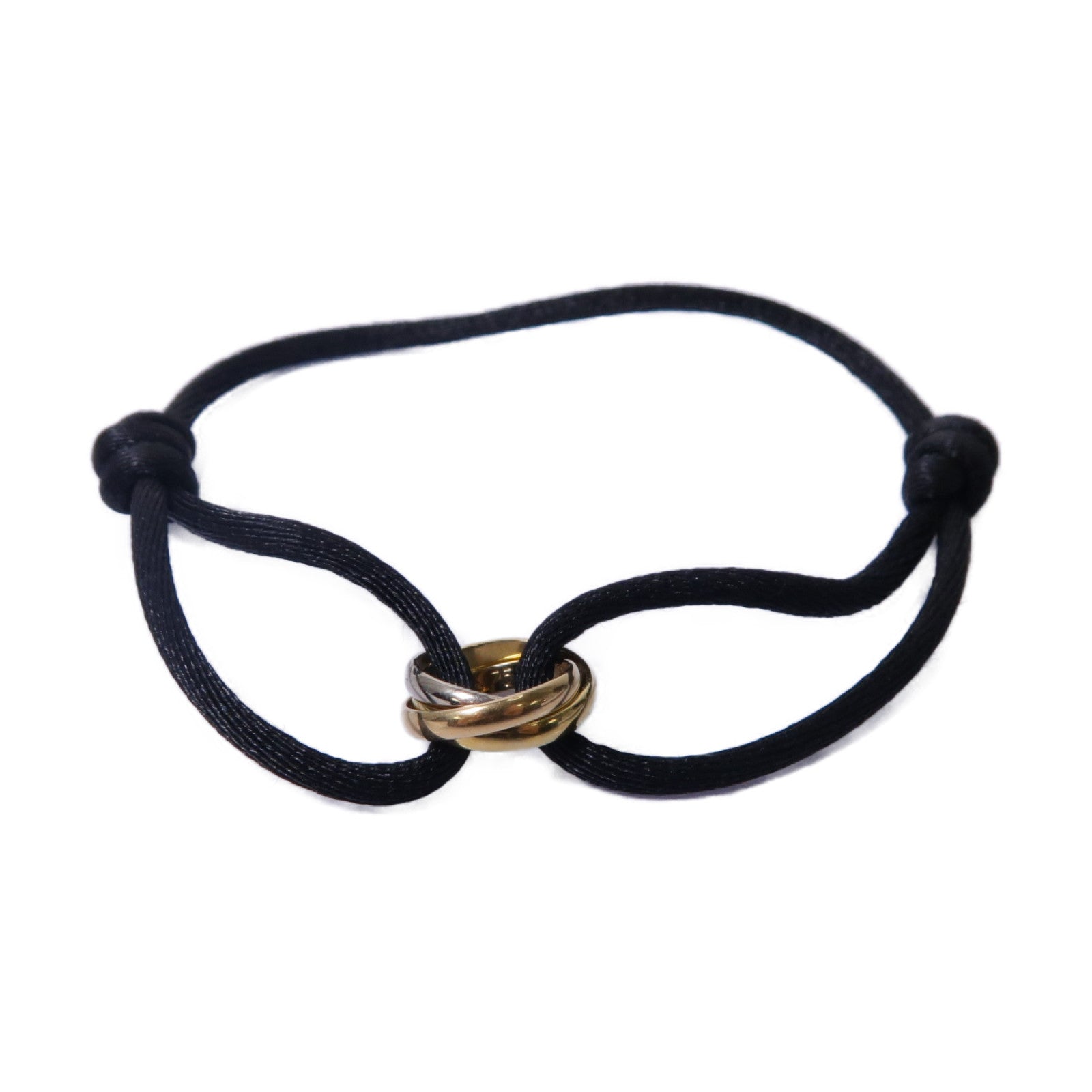 CARTIER 18K白金/黃金/玫瑰金Trinity Blaceret手鏈