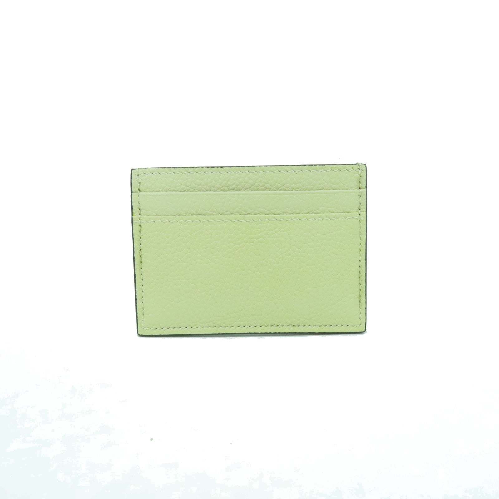 GUCCI 牛皮皮革Card Case金扣/銀扣卡片套米色