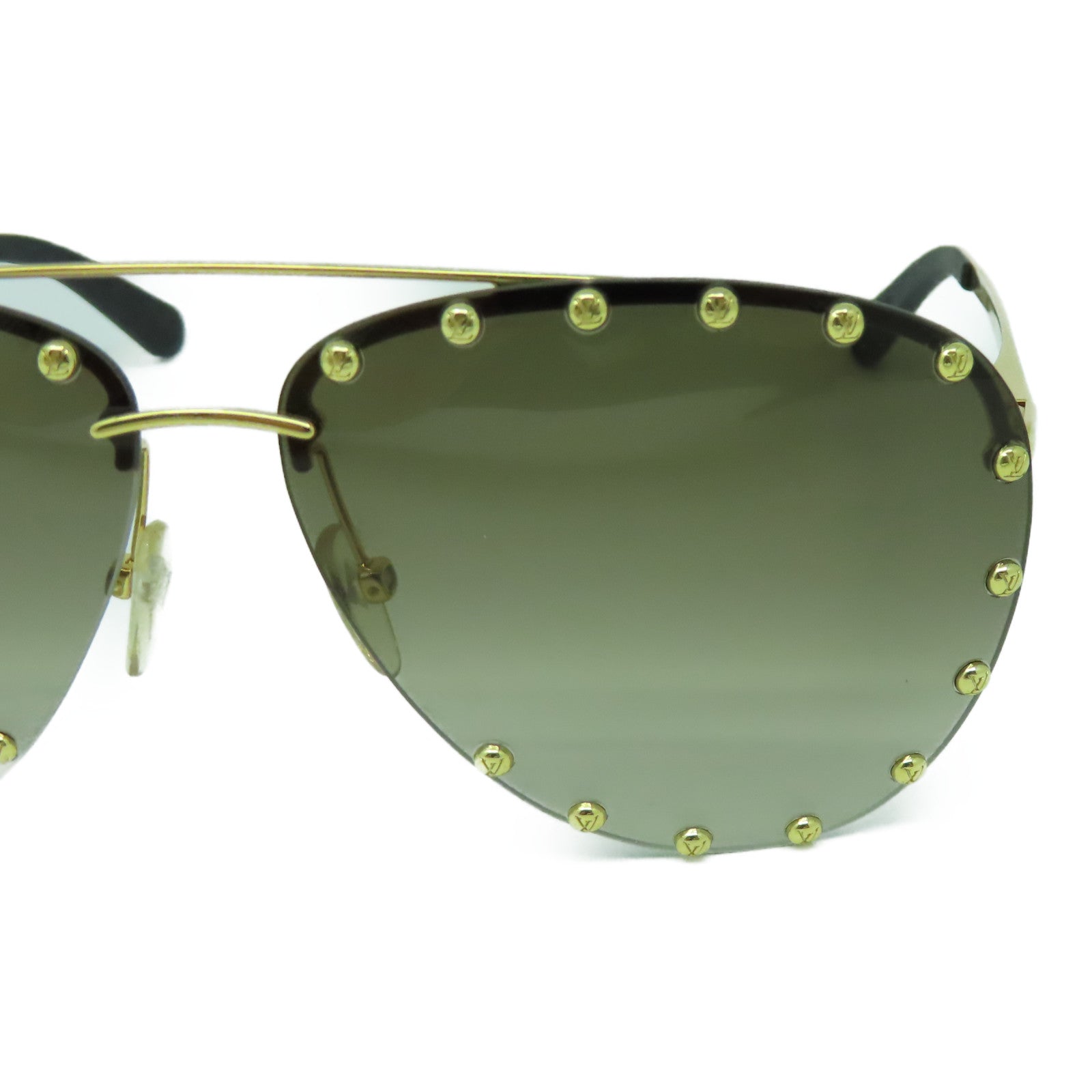 LOUIS VUITTON 【激減優惠】金屬Sunglasses太陽眼鏡啡色/金色