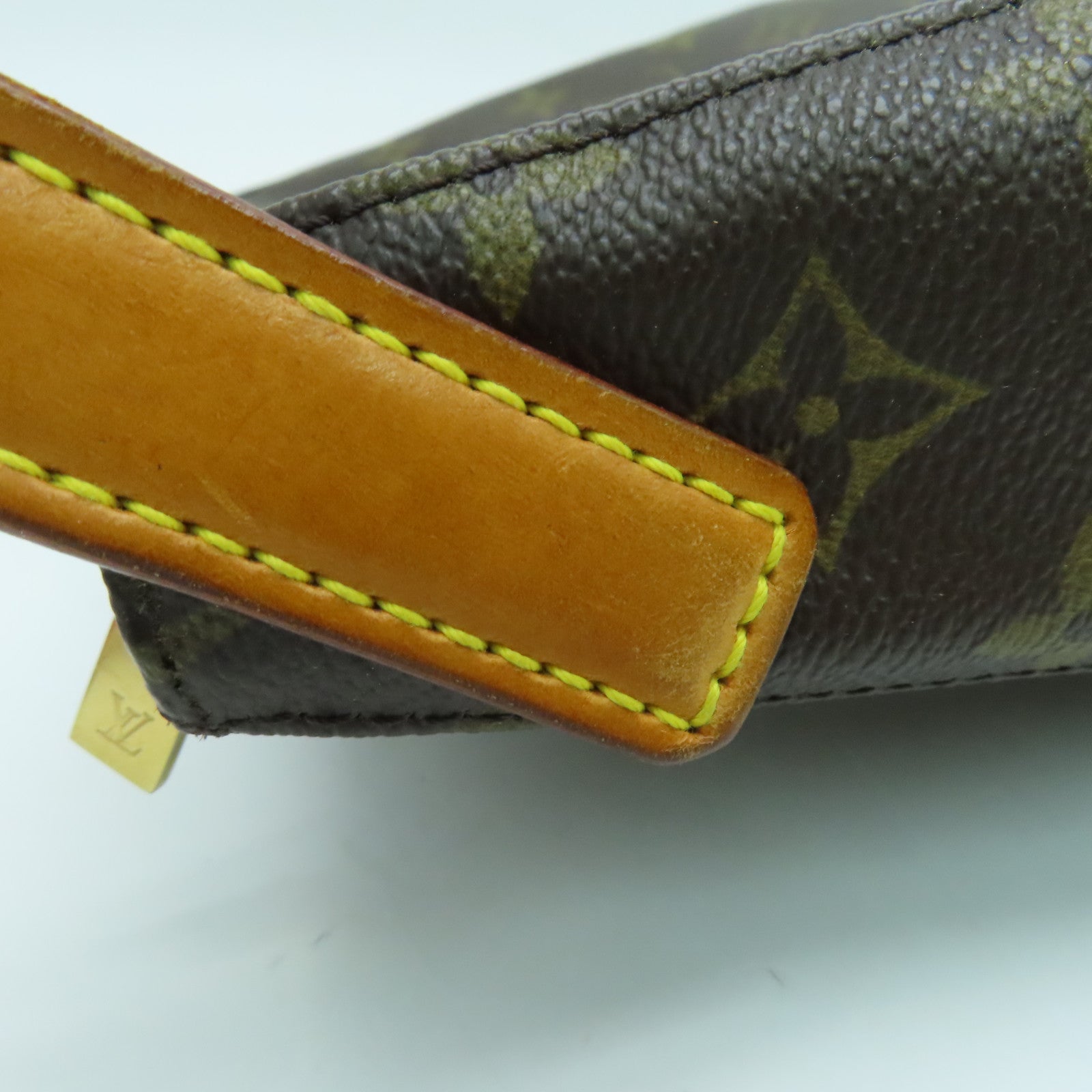 LOUIS VUITTON Monogram Looping MM金扣手挽袋/肩背袋啡色