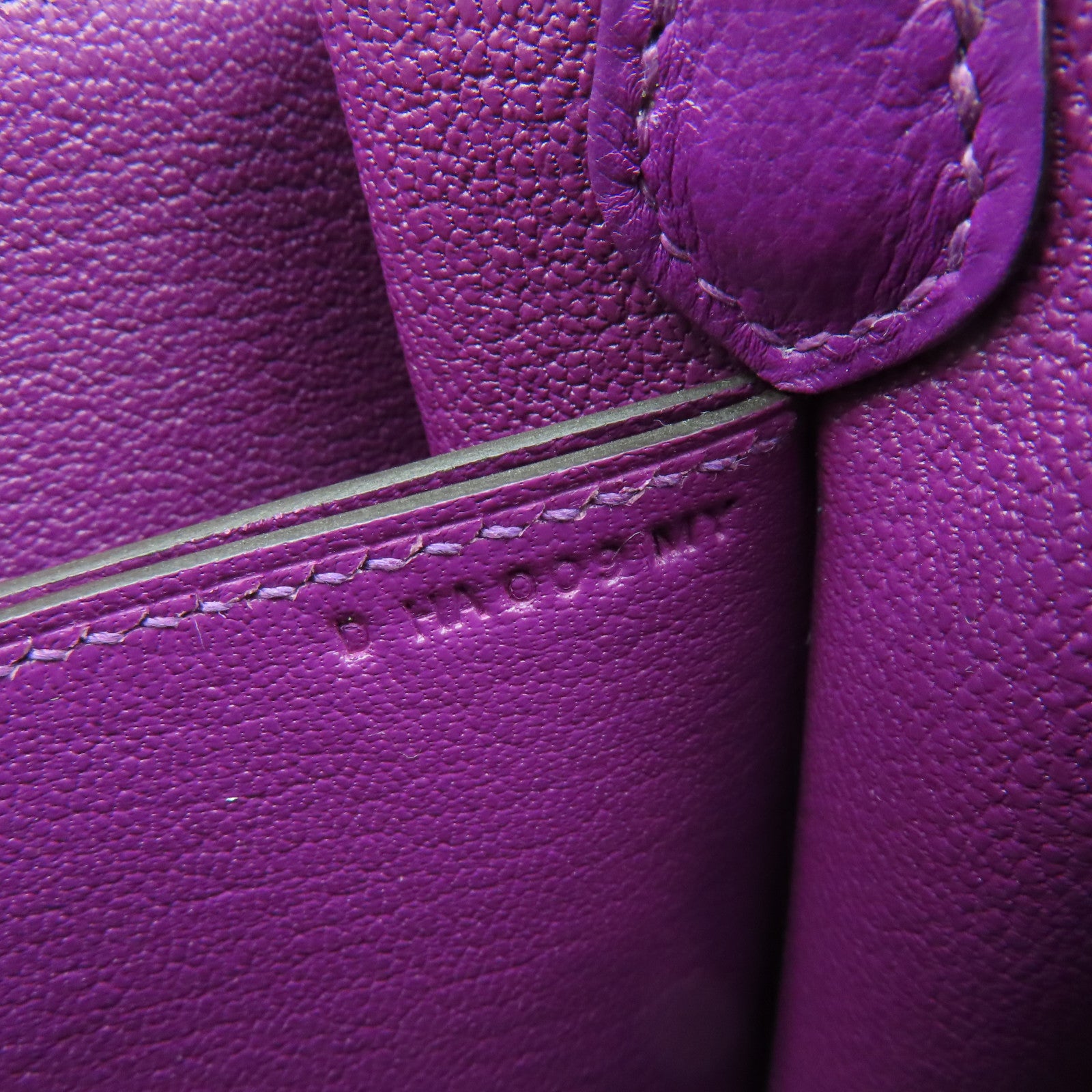 HERMES Evercolor皮革Mini Roulis Shoulder Bag金扣肩背袋紫色