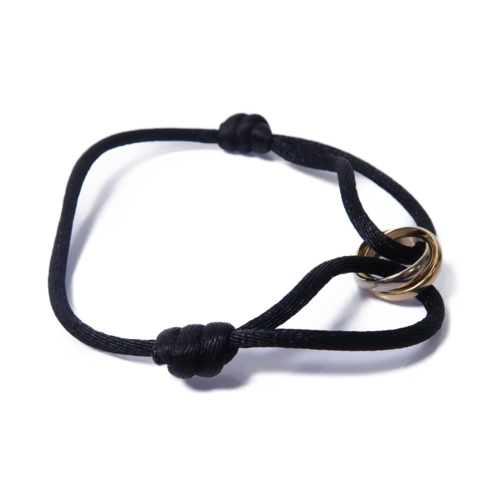 CARTIER 18K白金/黃金/玫瑰金Trinity Blaceret手鏈