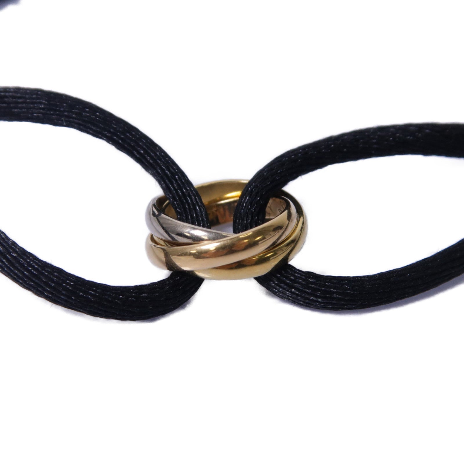 CARTIER 18K白金/黃金/玫瑰金Trinity Blaceret手鏈