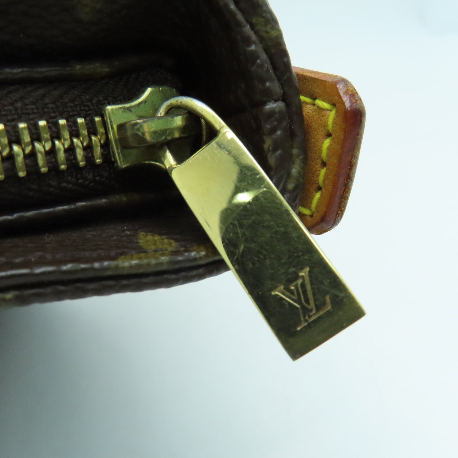 LOUIS VUITTON Monogram Looping MM金扣手挽袋/肩背袋啡色
