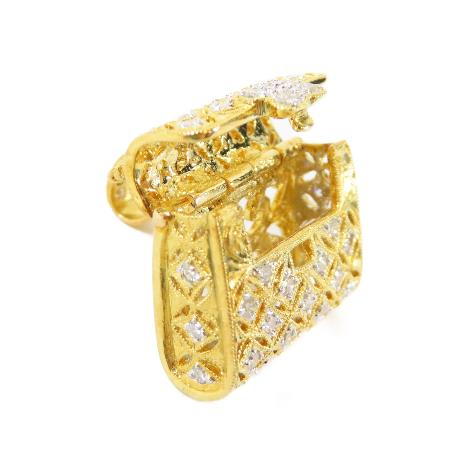 JEWELRY 18K黃金/鑽石Diamond Pendant Top 0.60ct鑽石吊墜