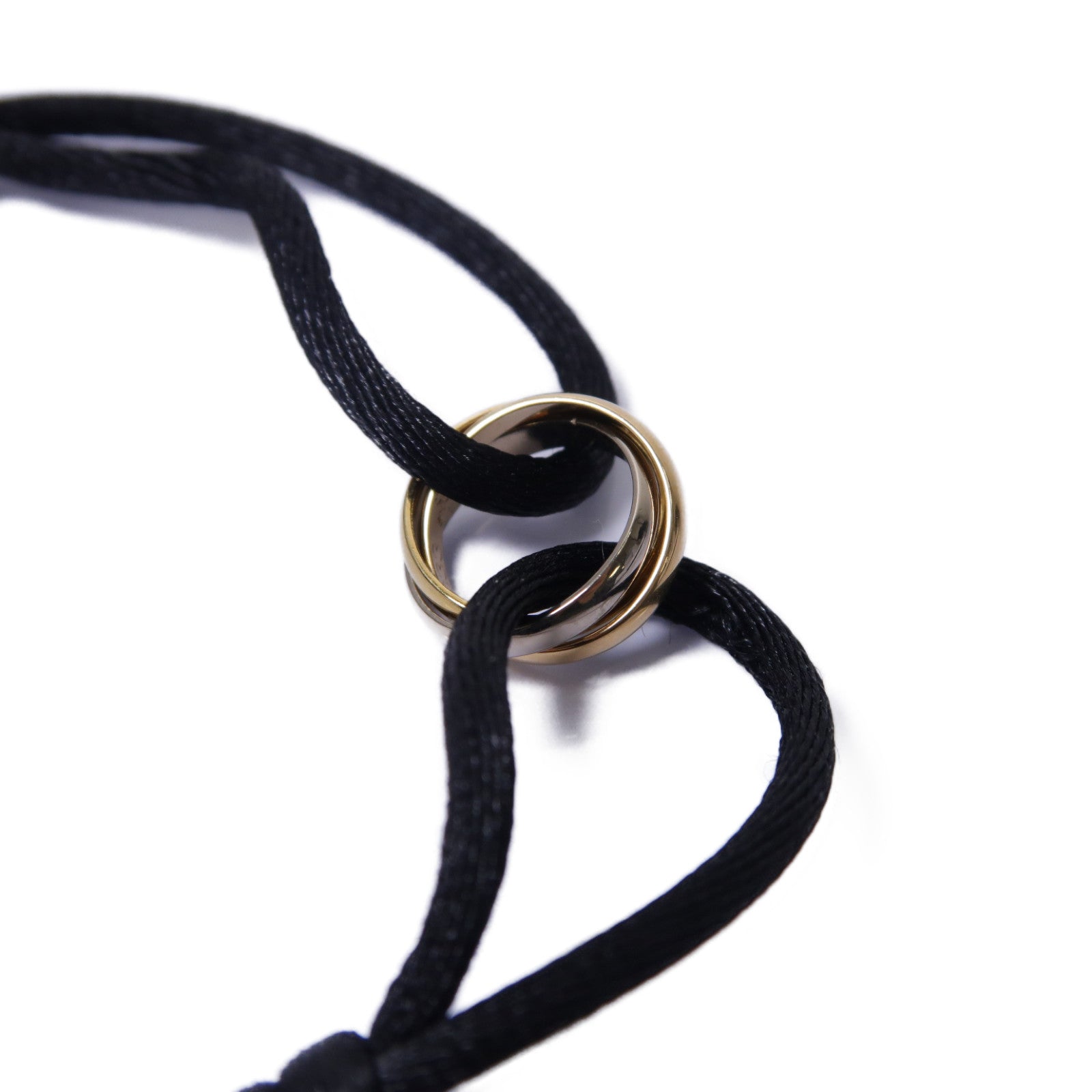 CARTIER 18K白金/黃金/玫瑰金Trinity Blaceret手鏈
