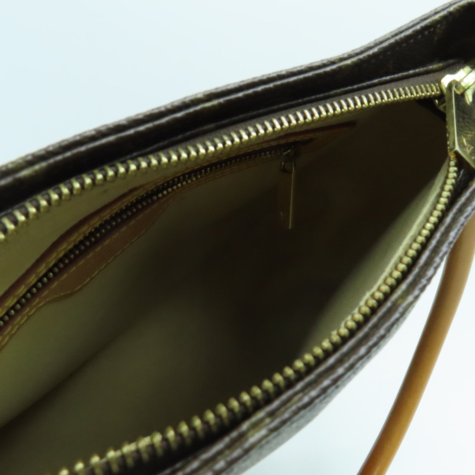 LOUIS VUITTON Monogram Looping MM金扣手挽袋/肩背袋啡色