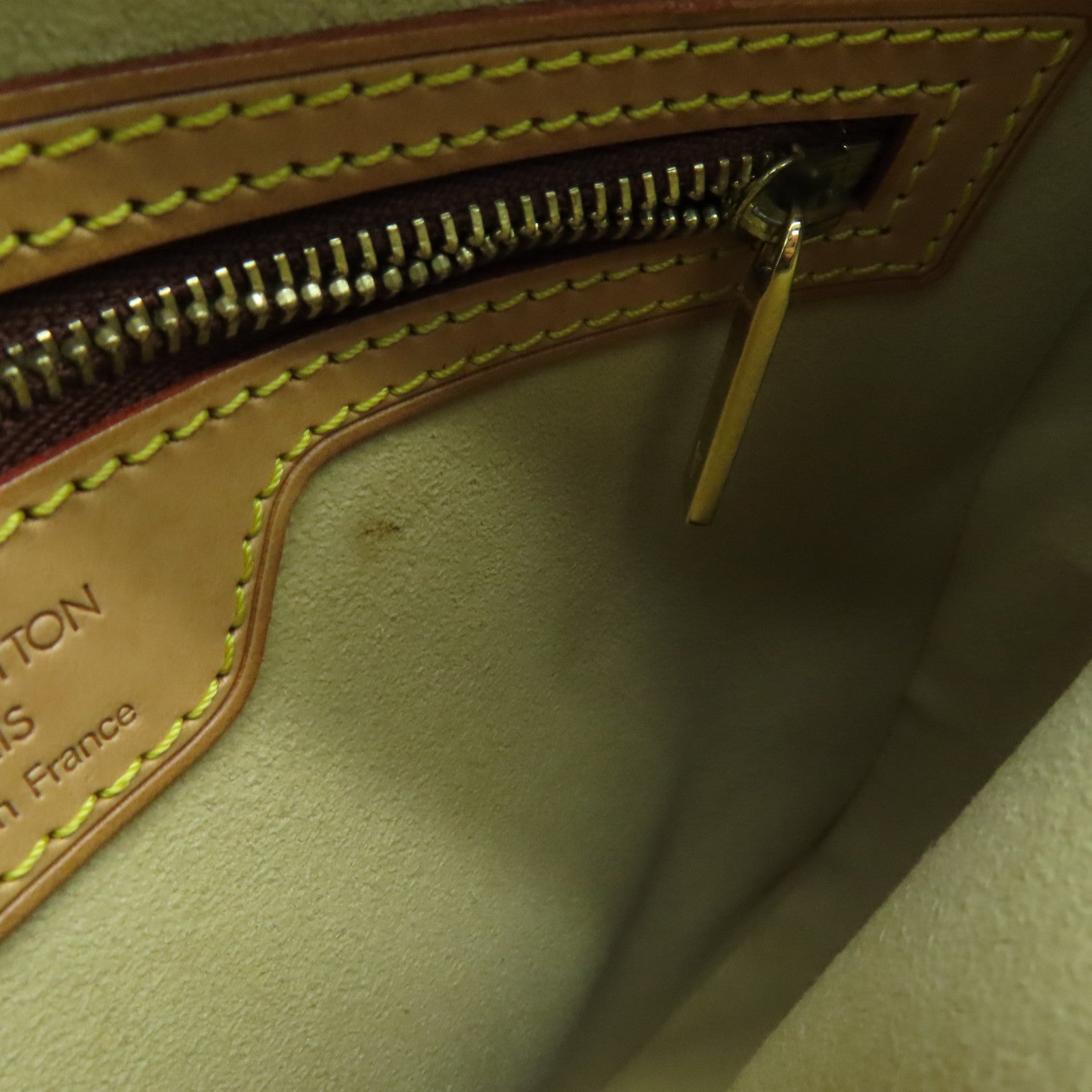LOUIS VUITTON Monogram Looping MM金扣手挽袋/肩背袋啡色