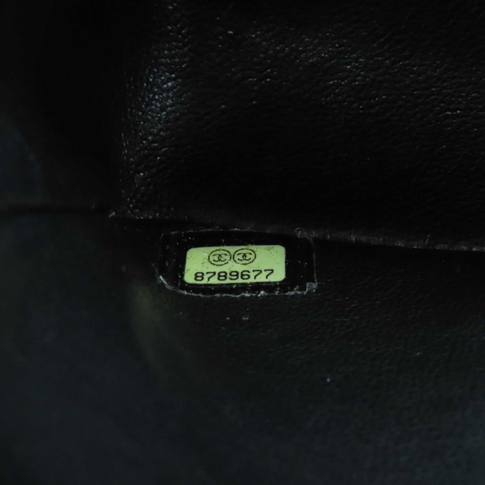 CHANEL rhombic sheepskin leather Chain Shoulder Bag gold buckle chain shoulder bag black