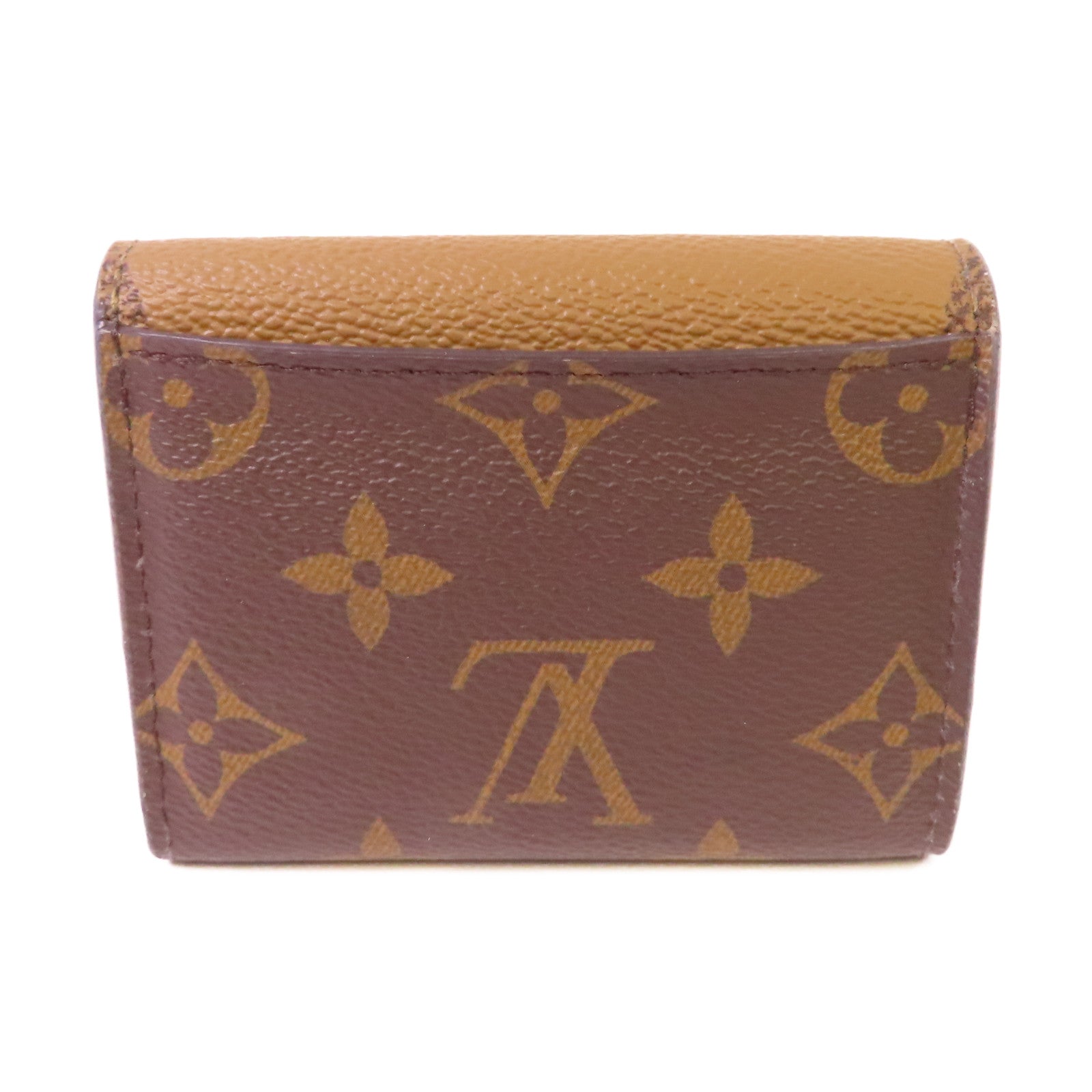 LOUIS VUITTON Monogram Zoe Mini Wallet金扣迷你錢包啡色