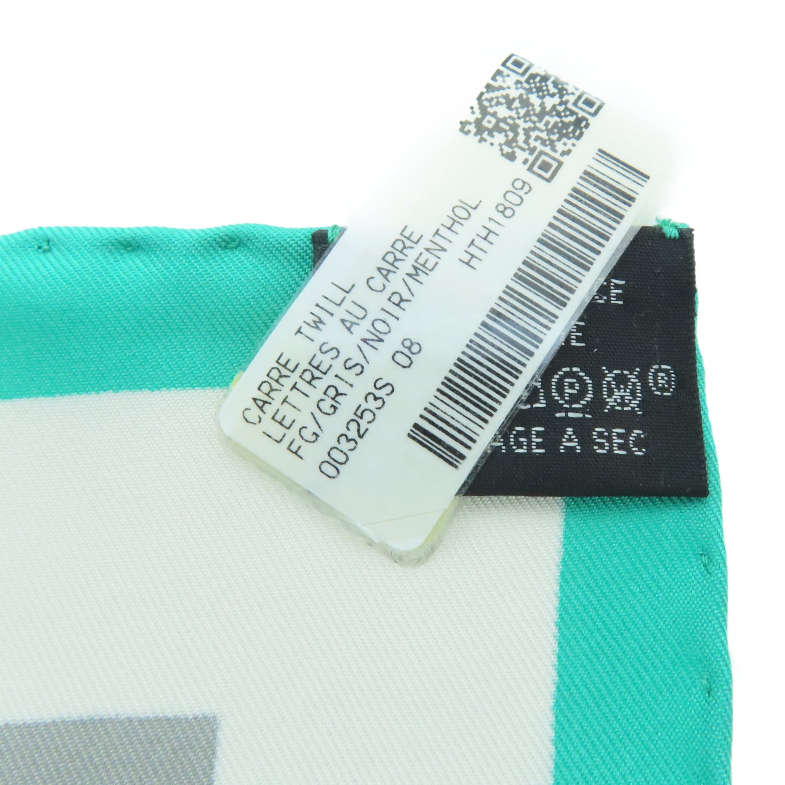 HERMES 【激減優惠】絲質Scarf絲巾白色