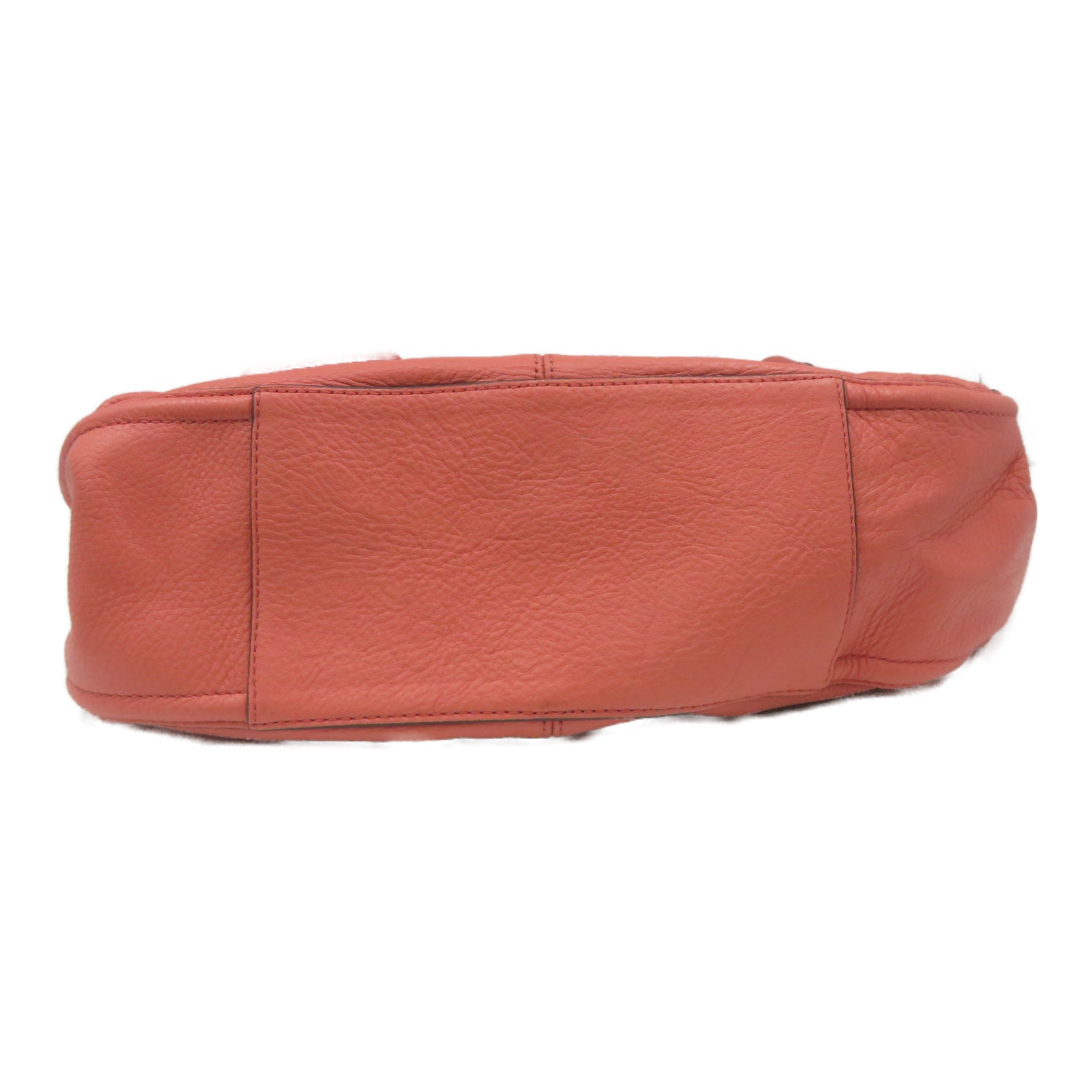 COACH 【激減優惠】牛皮皮革Shoulder Bag銀扣肩背袋粉紅色