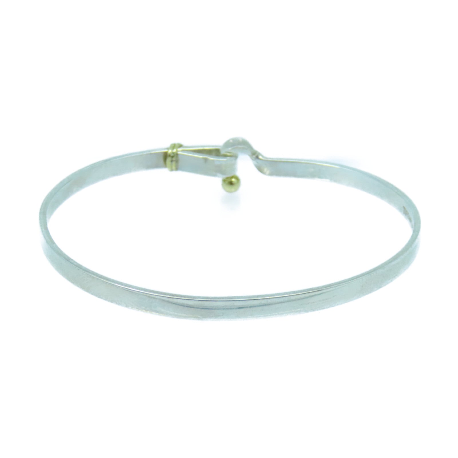 TIFFANY＆CO 925純銀/18K黃金Bracelet手鐲銀色/金色