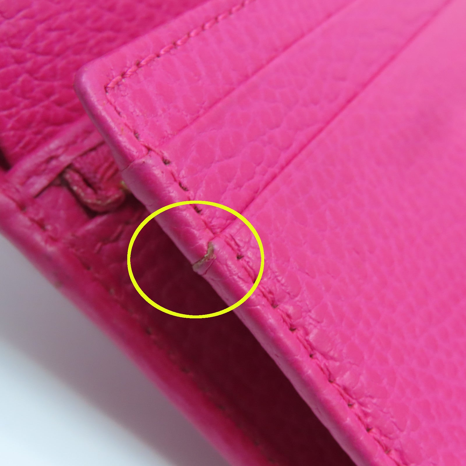 GUCCI 牛皮皮革GG Marmont Wallet金扣钱包粉红色