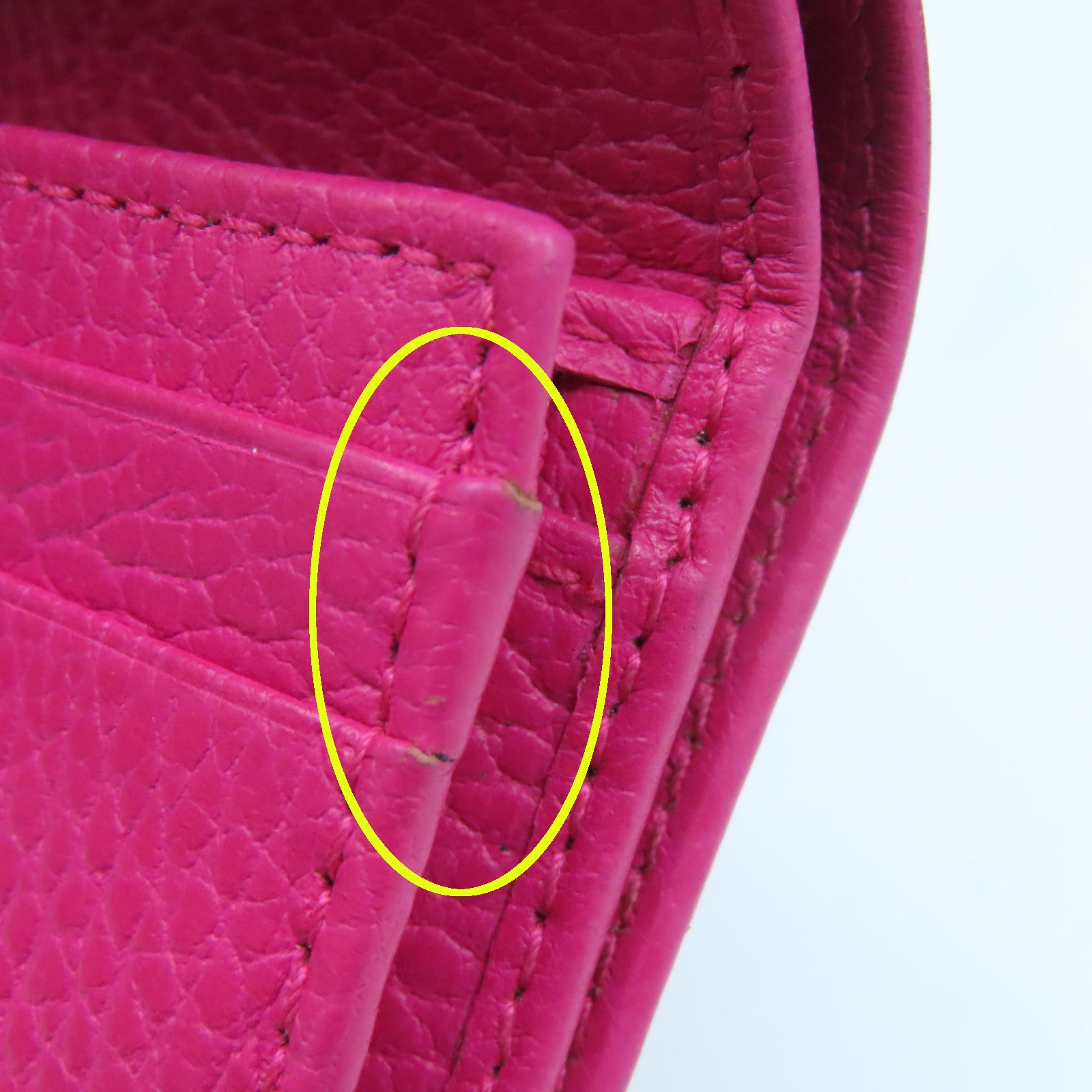 GUCCI 牛皮皮革GG Marmont Wallet金扣钱包粉红色